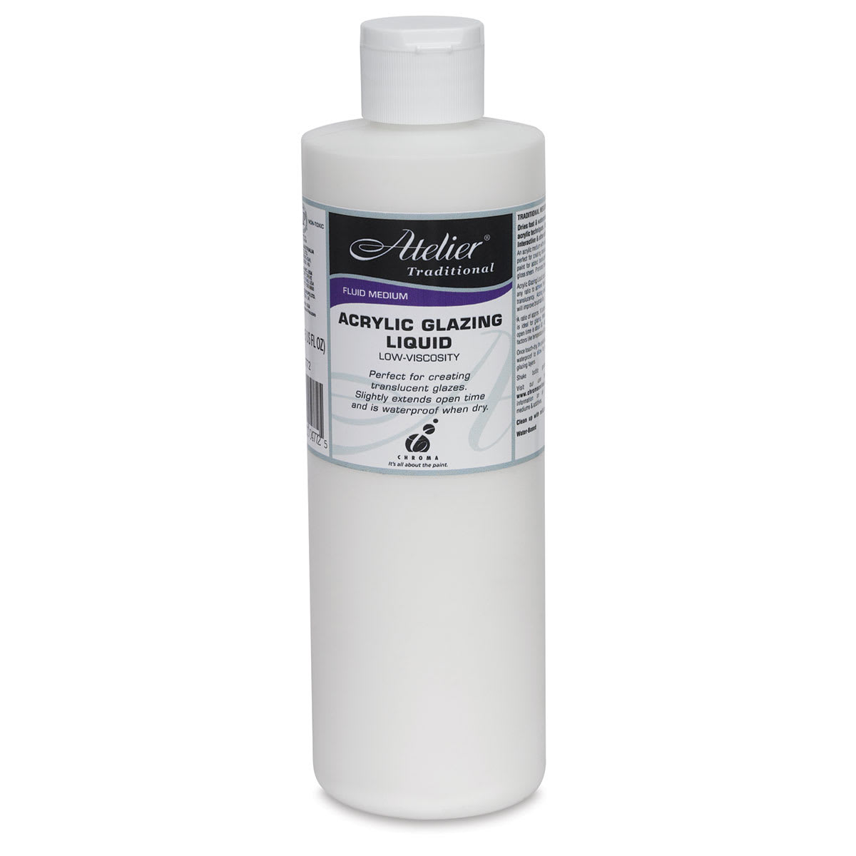 Chroma Atelier Traditional Acrylic Glazing Liquid - 500 ml (16.9 oz) Chroma Atelier Traditional Acrylic Glazing Liquid - 500 ml (16.9 oz)
