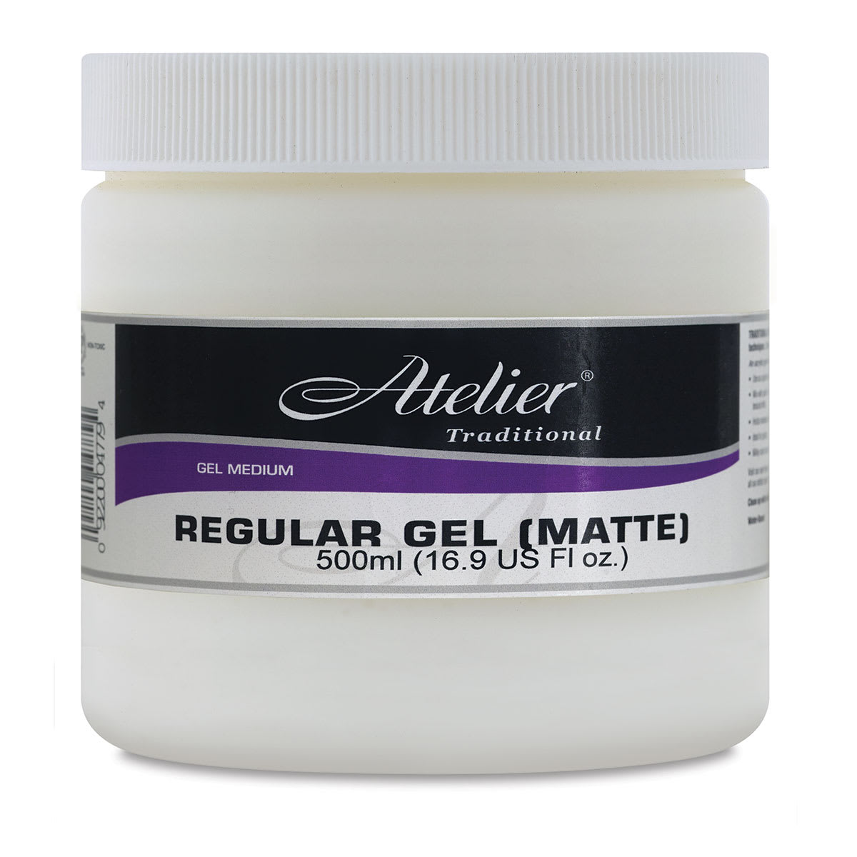 Chroma Atelier Regular Gel - Front of 500 ml Matte Jar Chroma Atelier Regular Gel - Front of 500 ml Matte Jar