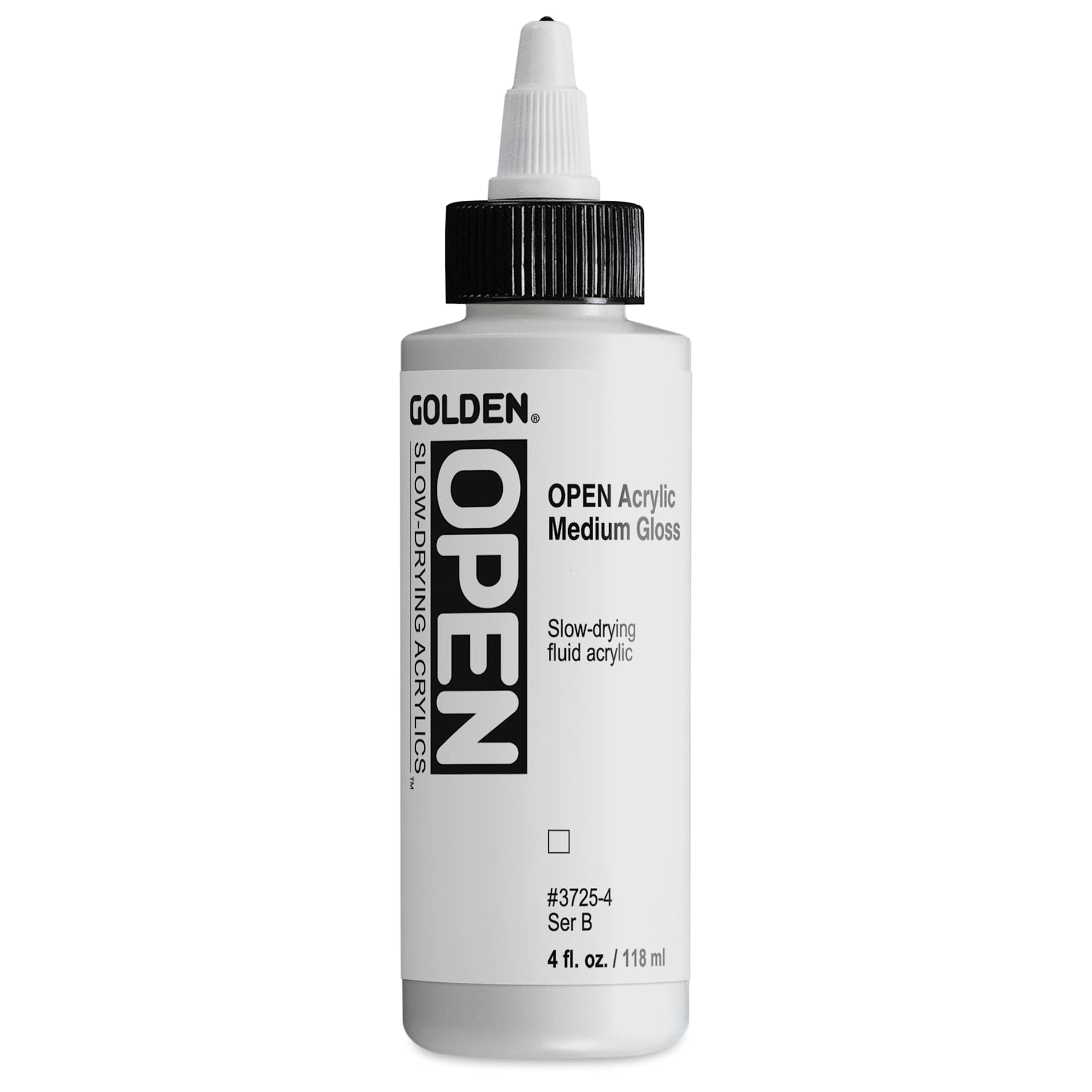 Golden Open Acrylic Medium - Gloss, 4 oz jar