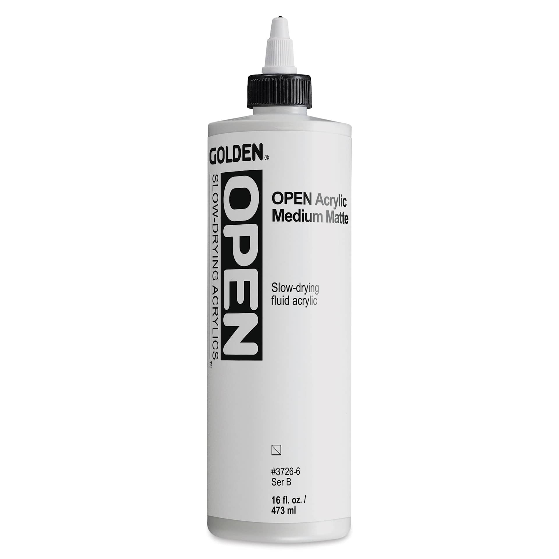 Golden Open Acrylic Medium - Matte, 16 oz jar