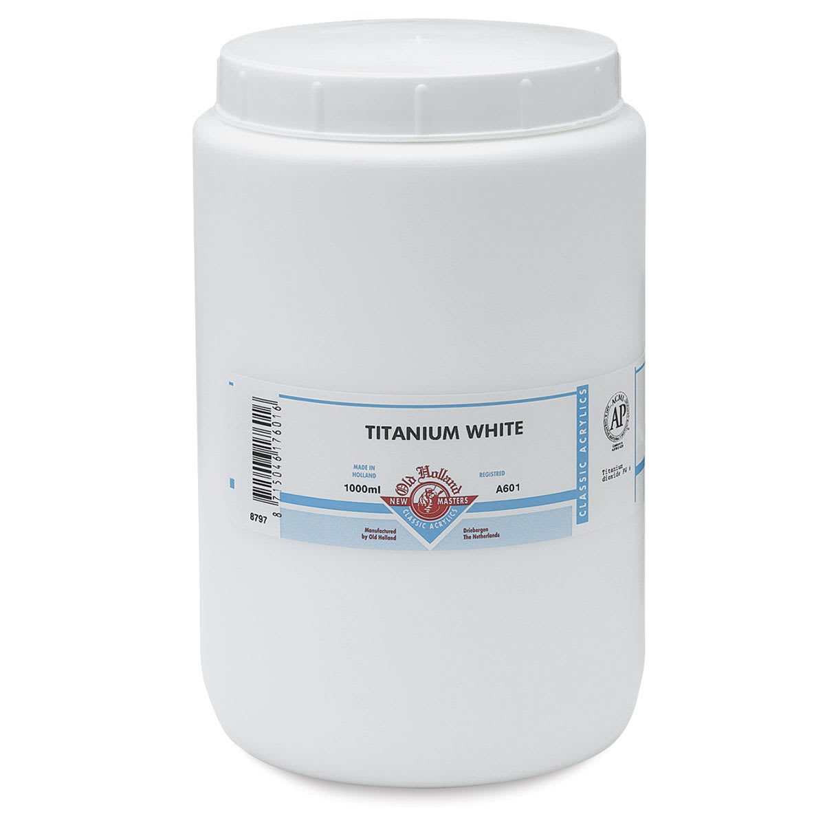 Old Holland New Masters Acrylic Gesso - White, 1 Liter