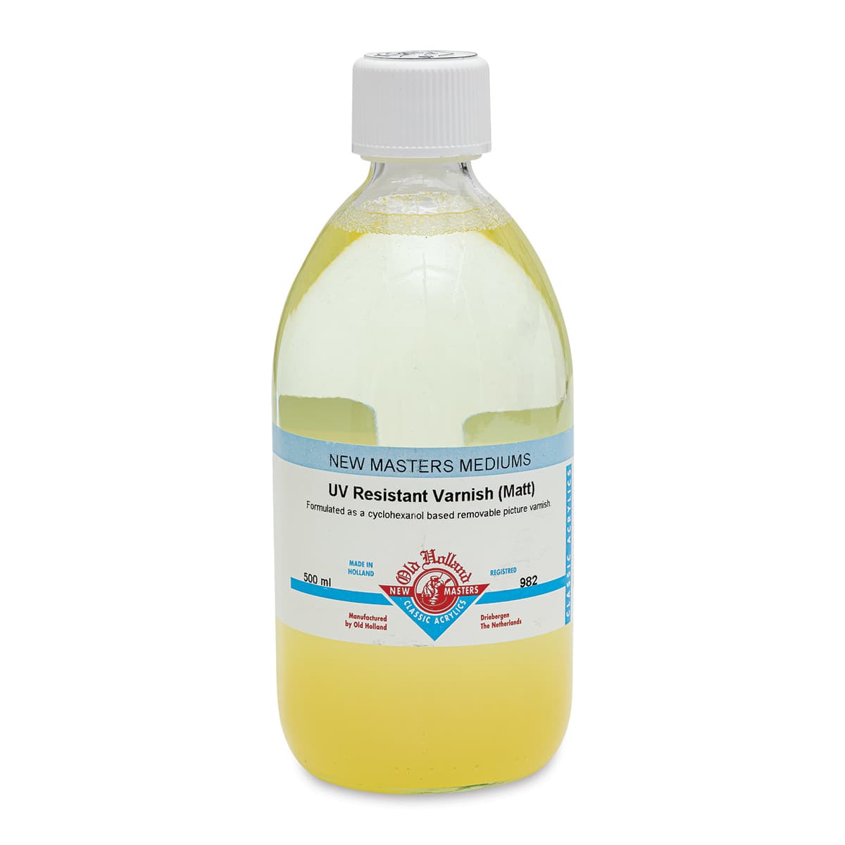 Old Holland New Masters UV Resistant Varnish - Matte, 500 ml jar