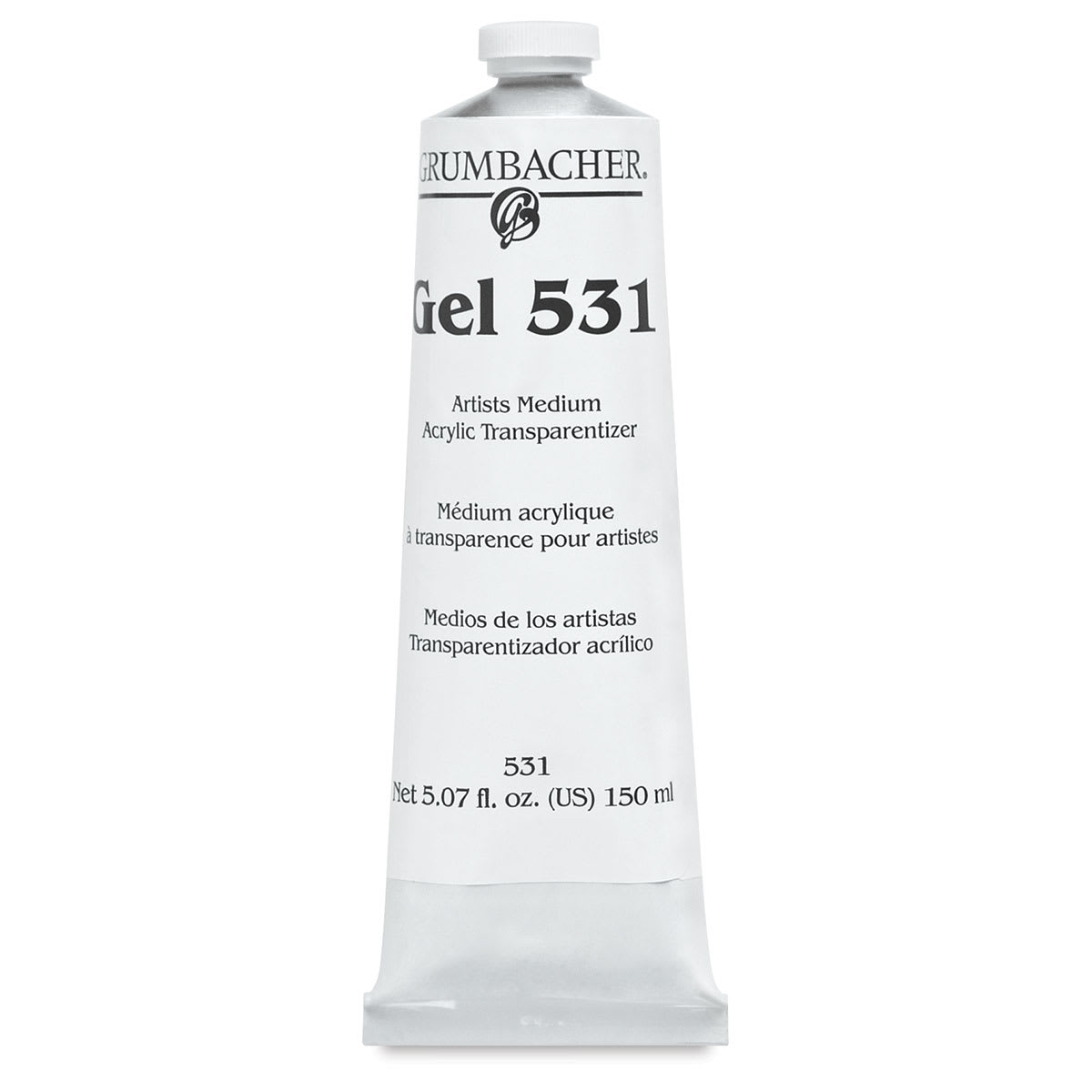 Grumbacher Artists' Acrylic Gel 531 - 5 oz tube