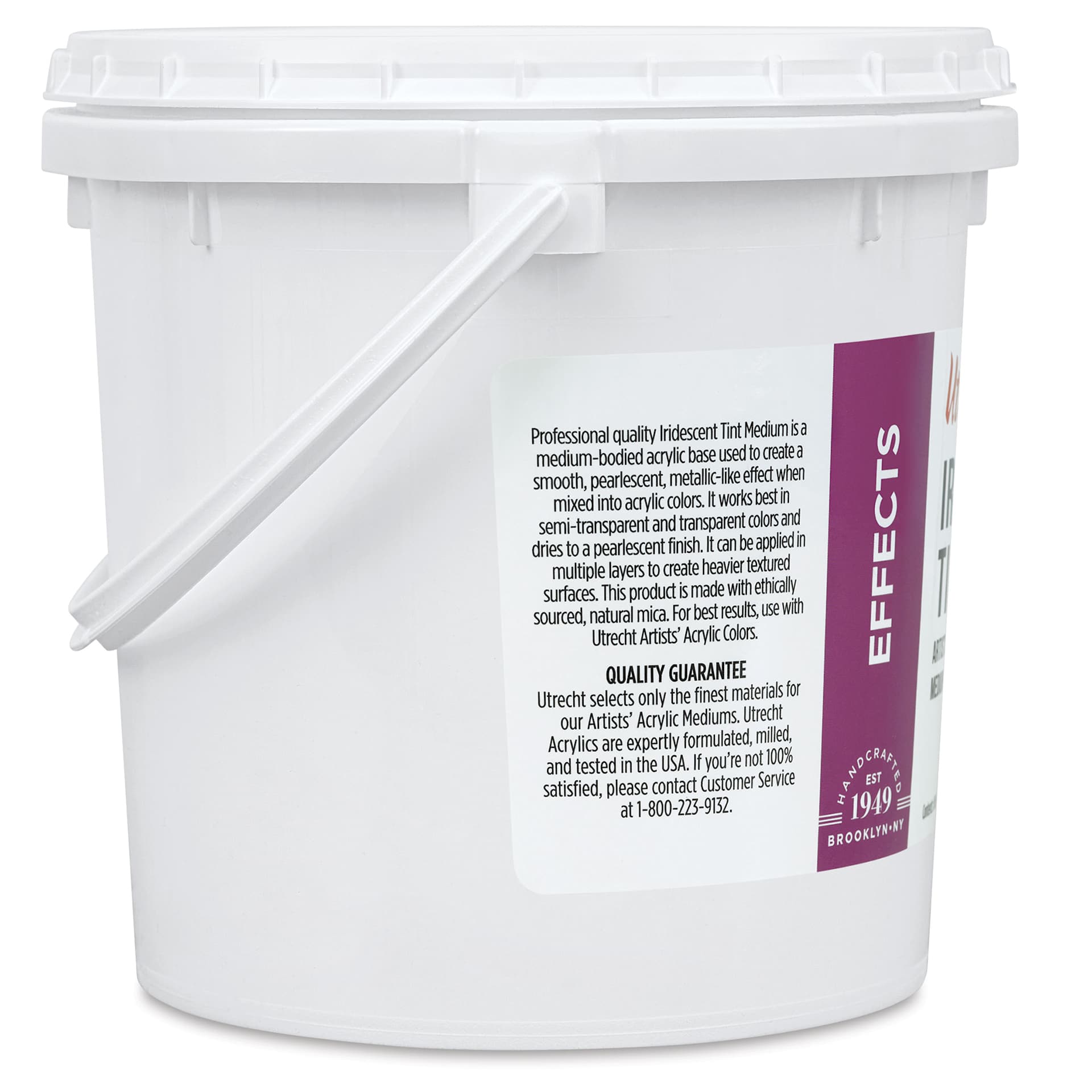 Utrecht Artists' Acrylic Iridescent Tint Medium - 128 oz (left side)