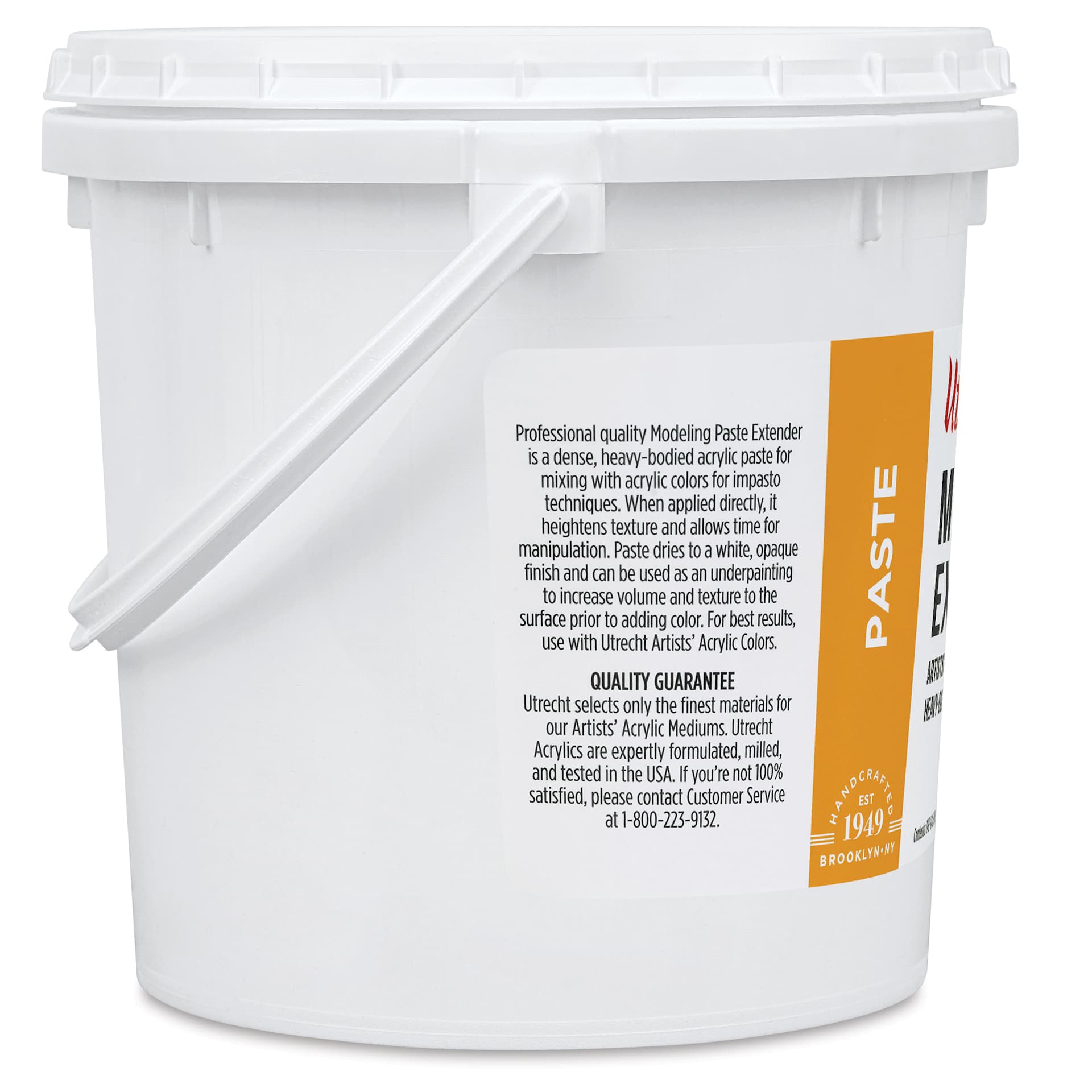 Utrecht Artists' Acrylic Model Paste Extender - 128 oz (left side)