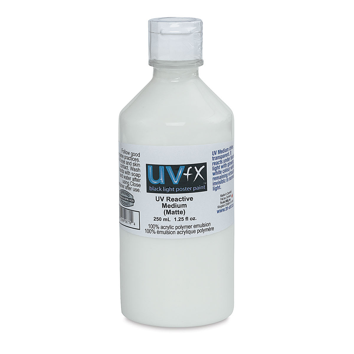 Tri-Art UV FX Medium - UV Reactive Medium - Matte, 250 ml Bottle