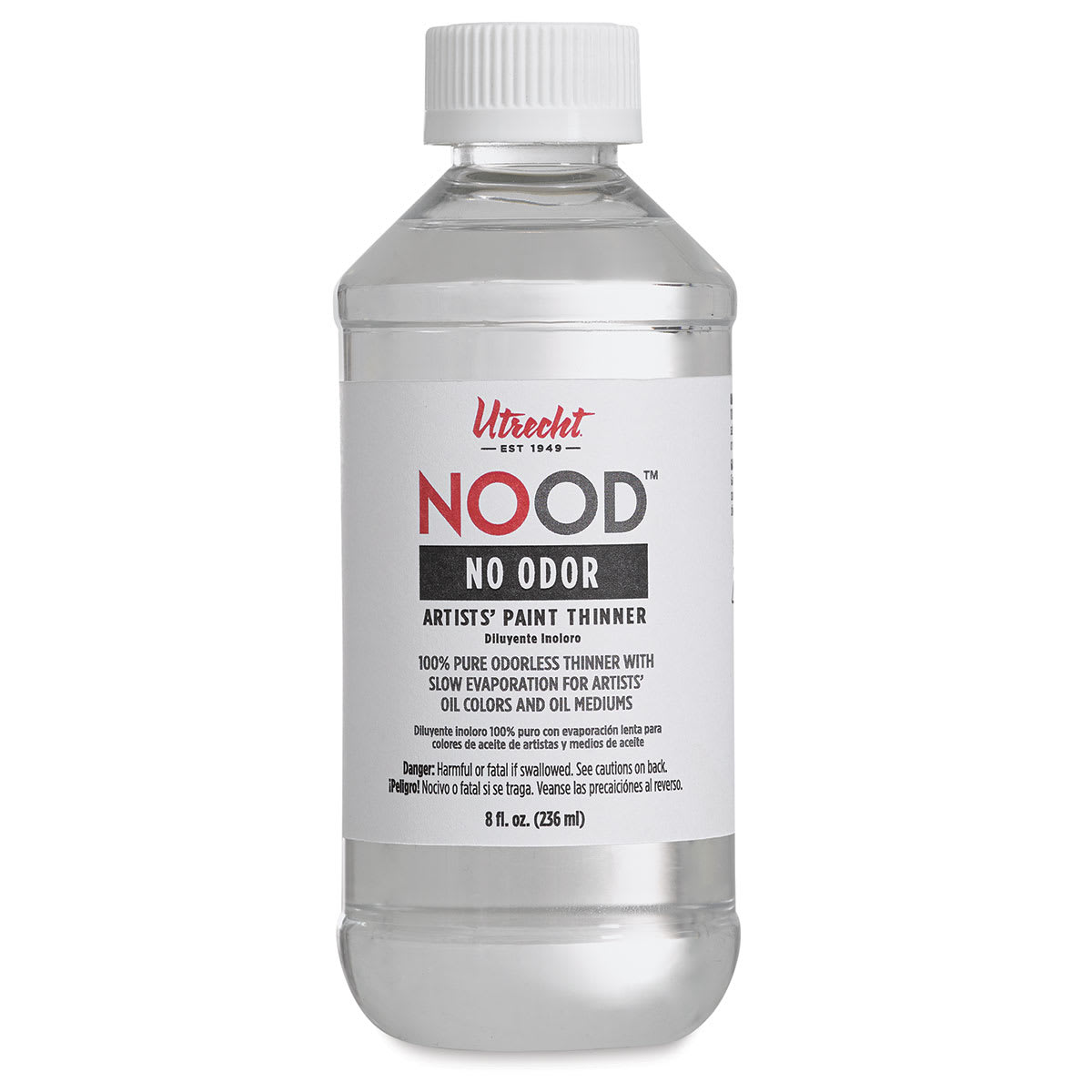 Utrecht NOOD Odorless Paint Thinner - 236 ml, Bottle (Front)