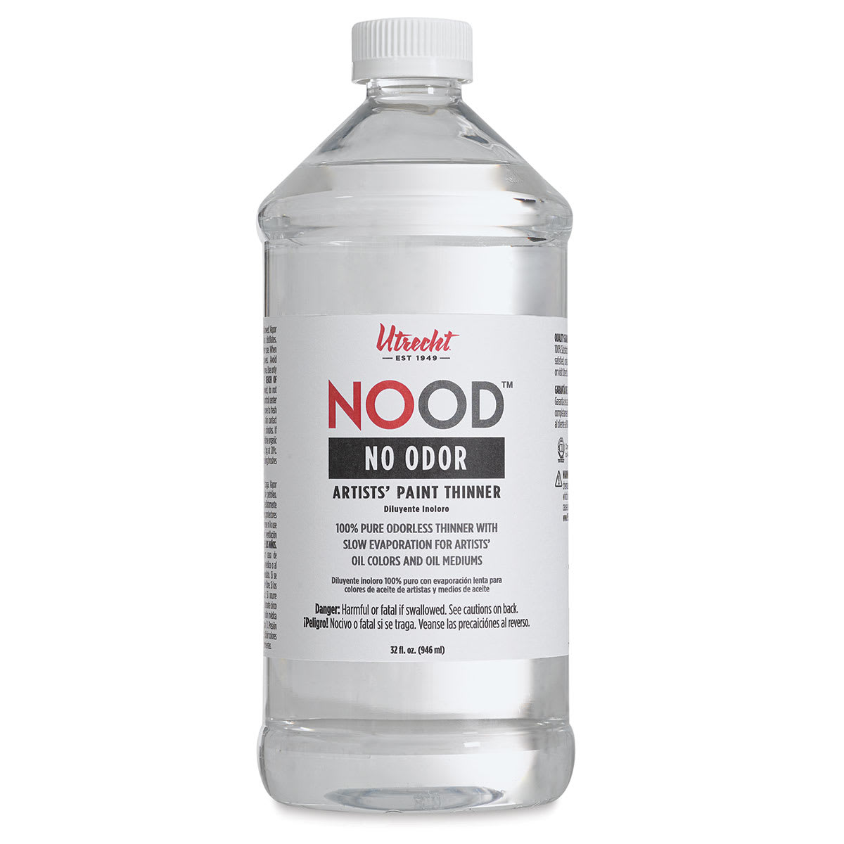 Utrecht NOOD Odorless Paint Thinner - 946 ml, Bottle (Front)
