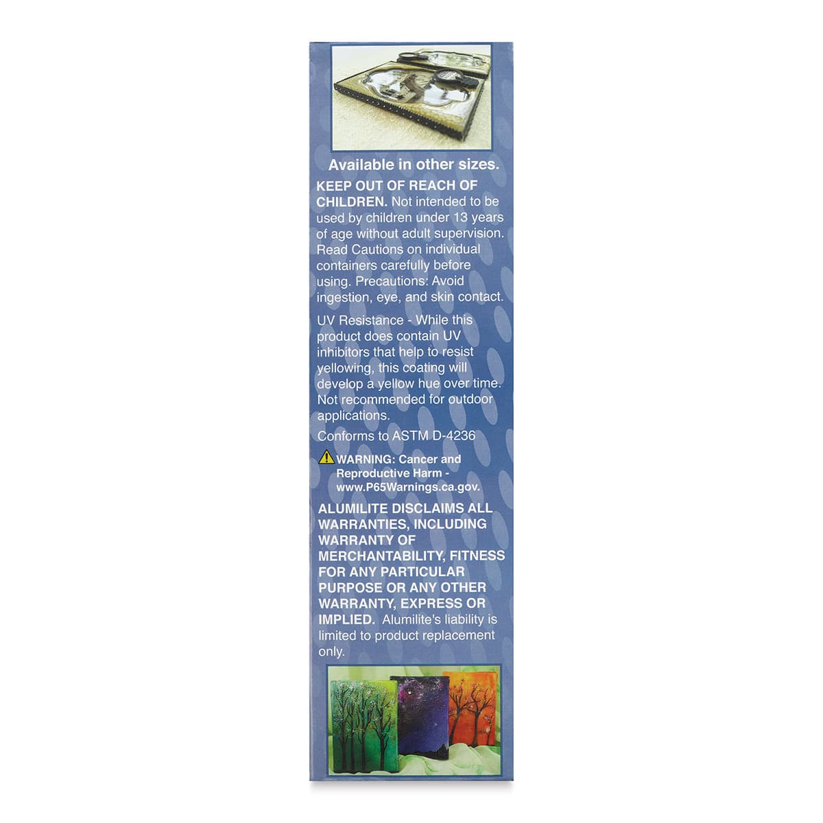Alumilite Amazing Clear Cast Epoxy Casting Resin - 32 oz, Bottle (Side view of packaging)