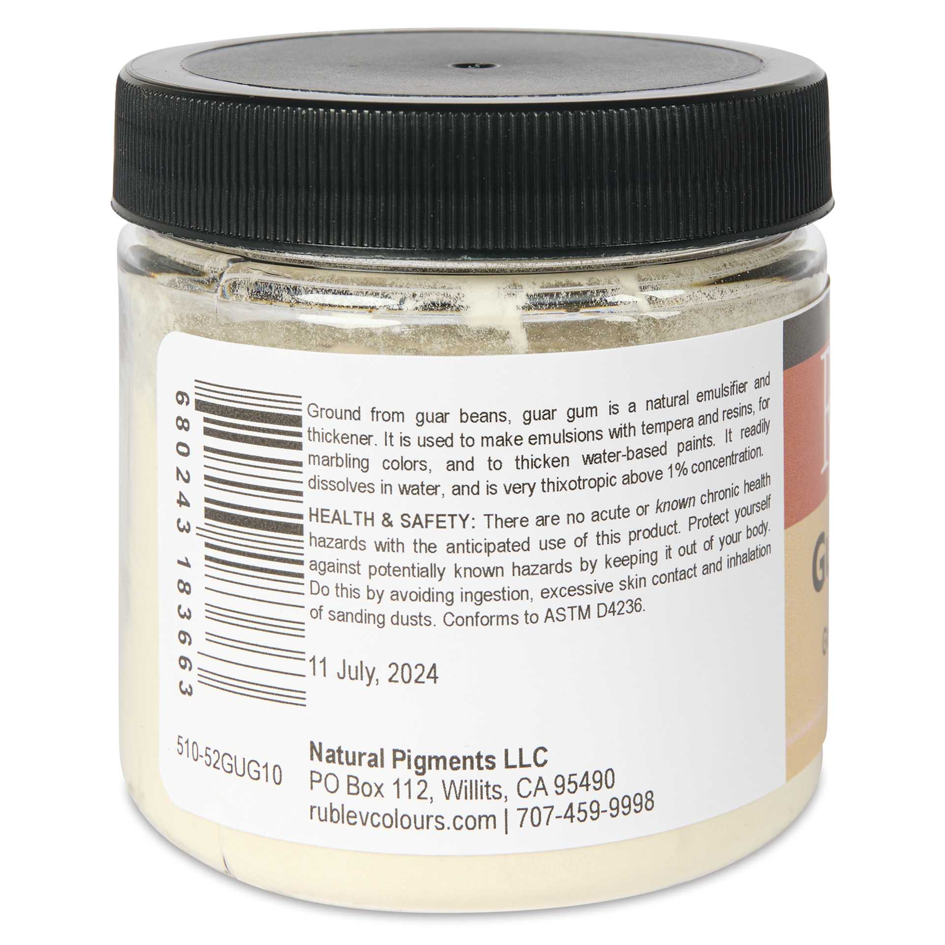 Rublev Guar Gum Medium - 118 ml back