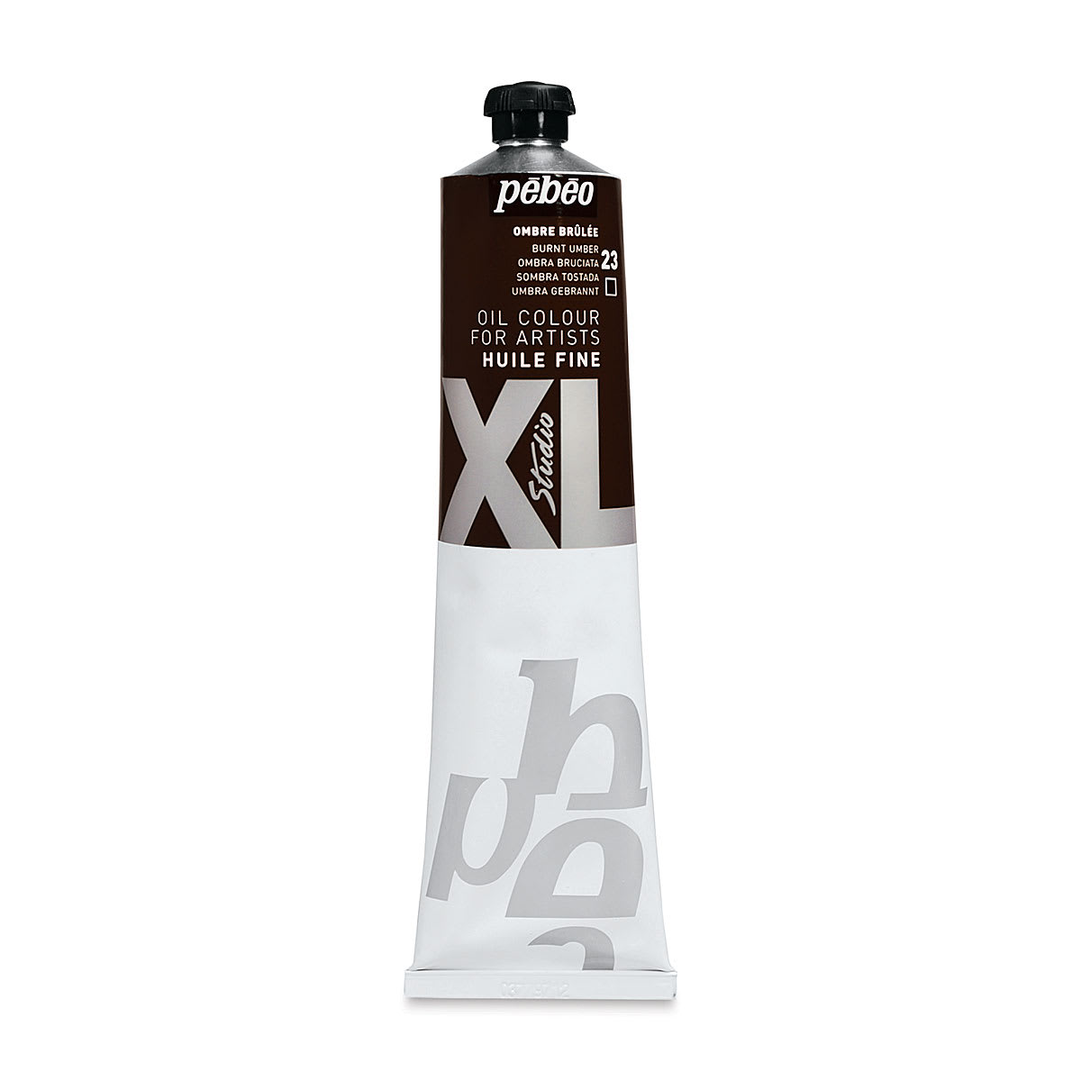 Pebeo XL Studio Oil Color - Burnt Umber, 200 ml tube