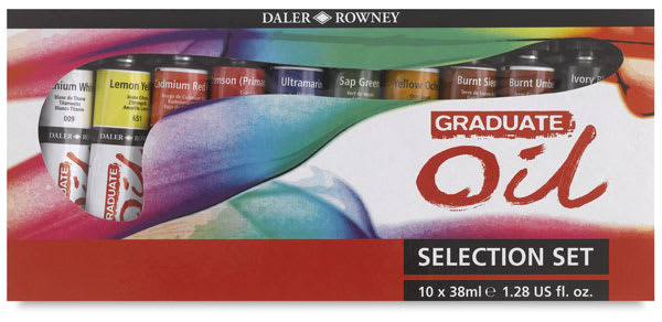 Daler-Rowney Graduate Oil Paint Set - Front of package