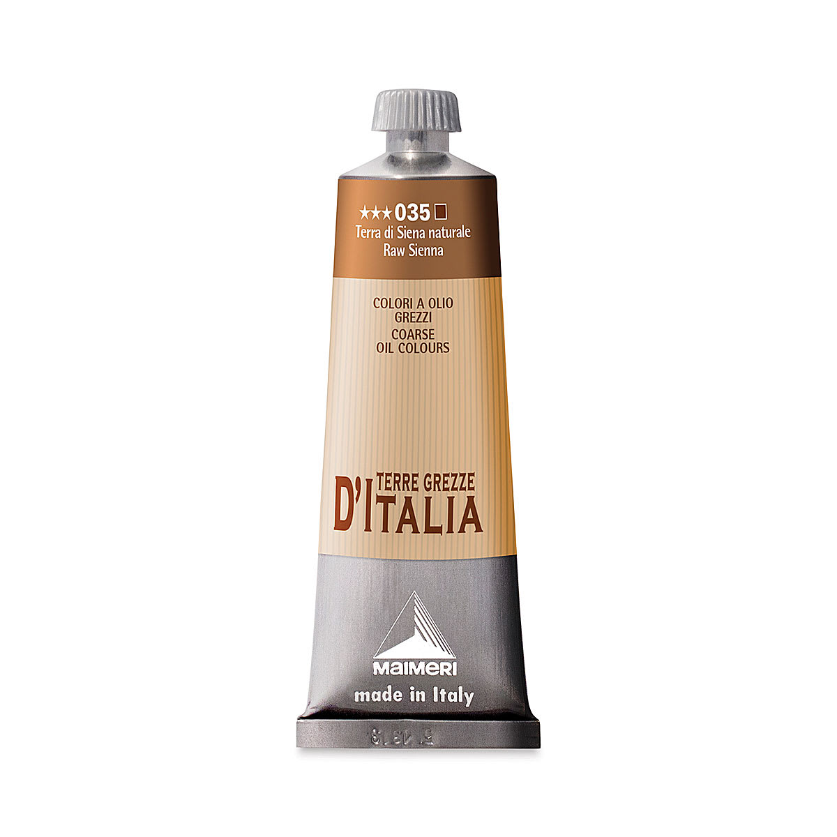 Maimeri Italian Natural Earth Oil Color - Raw Sienna, 60 ml tube