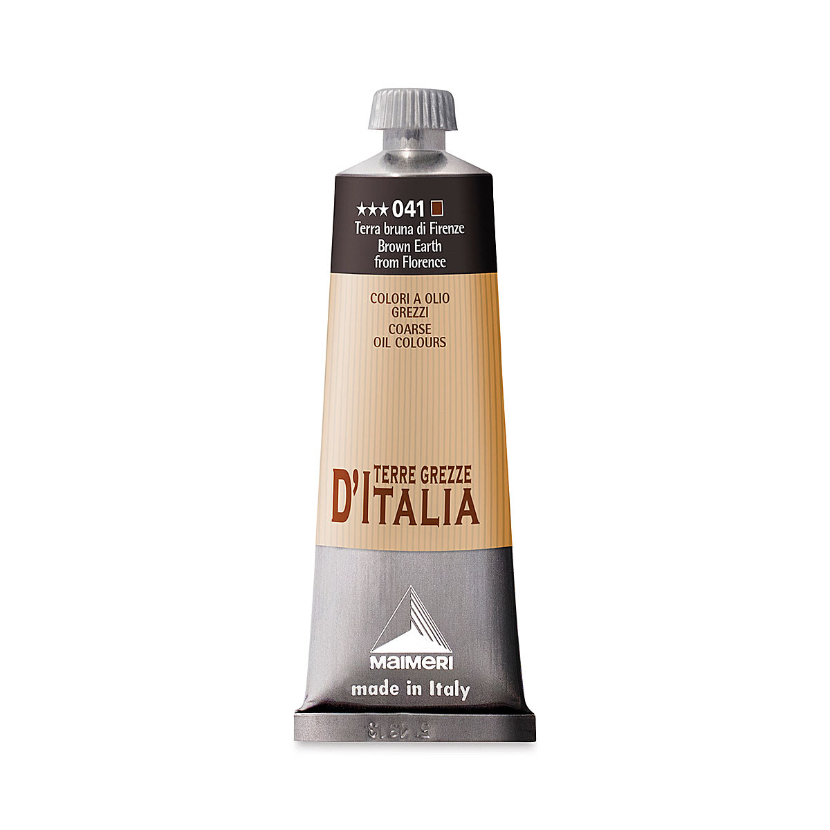 Maimeri Italian Natural Earth Oil Color - Brown Earth from Florence, 60 ml tube