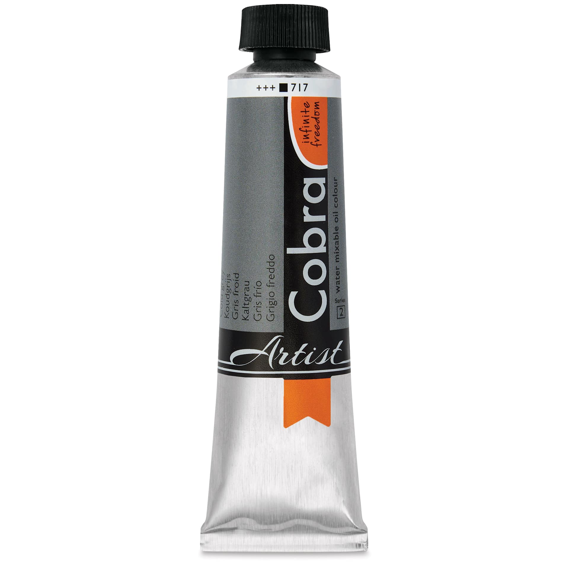 Cobra Artist Water Mixable Oil Paint - Cold Grey, 40 ml tube