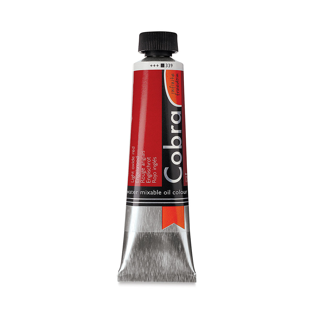 Cobra Artist Water Mixable Oil Paint - Light Oxide Red, 40 ml tube