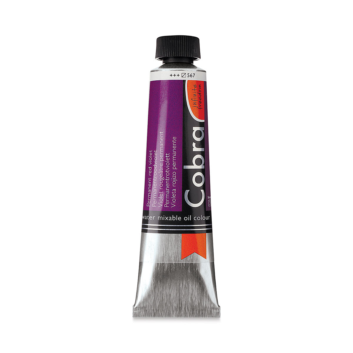Cobra Artist Water Mixable Oil Paint -  Permanent Red Violet, 40 ml tube