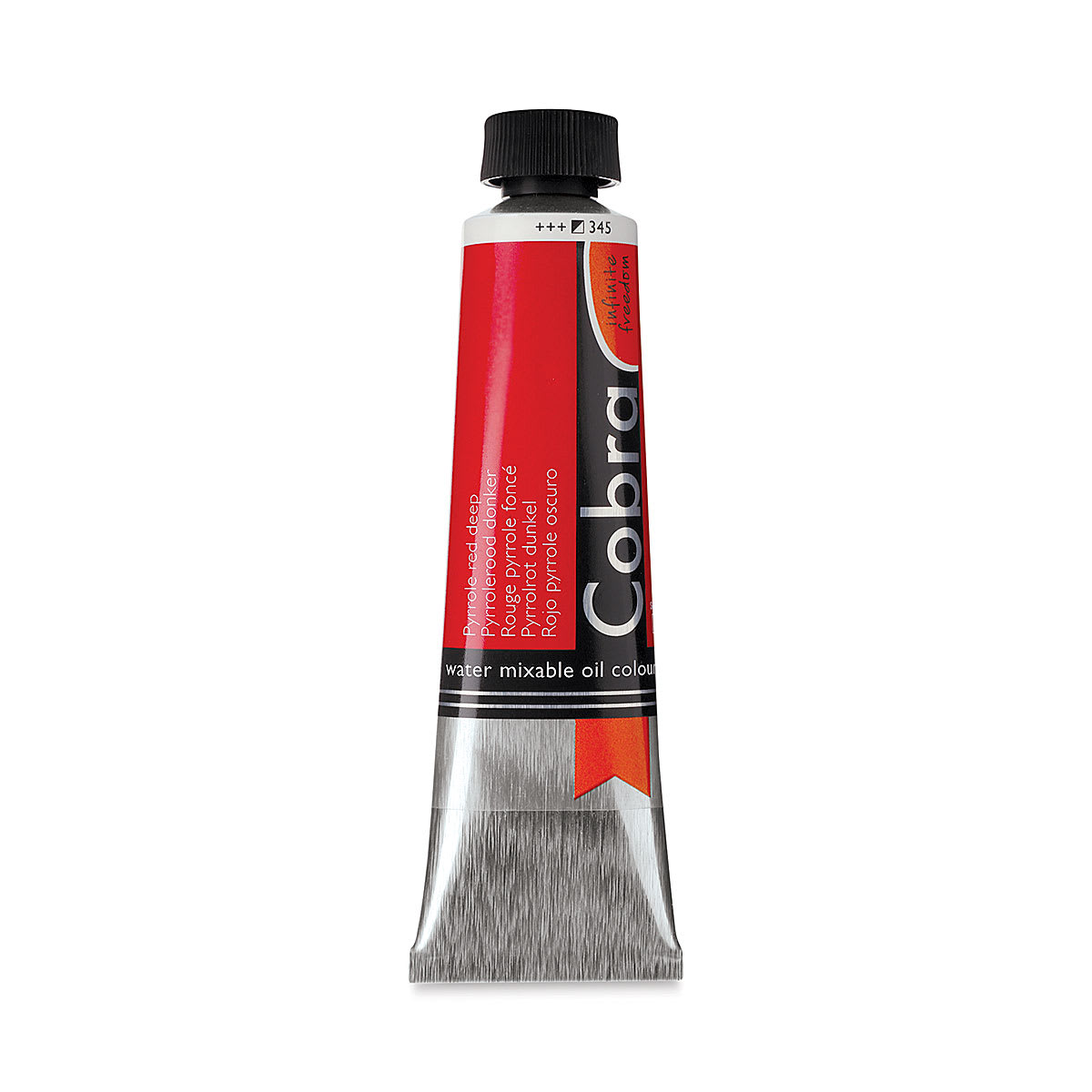 Cobra Artist Water Mixable Oil Paint - Pyrrole Red Deep, 40 ml tube