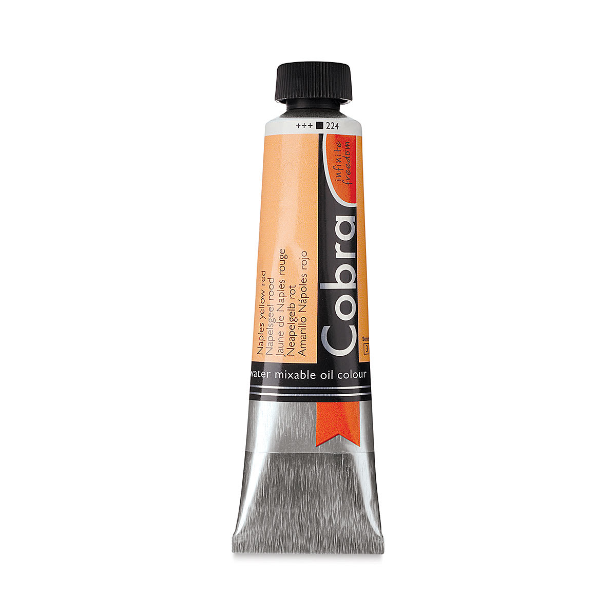 Cobra Artist Water Mixable Oil Paint - Naples Yellow Red, 40 ml tube