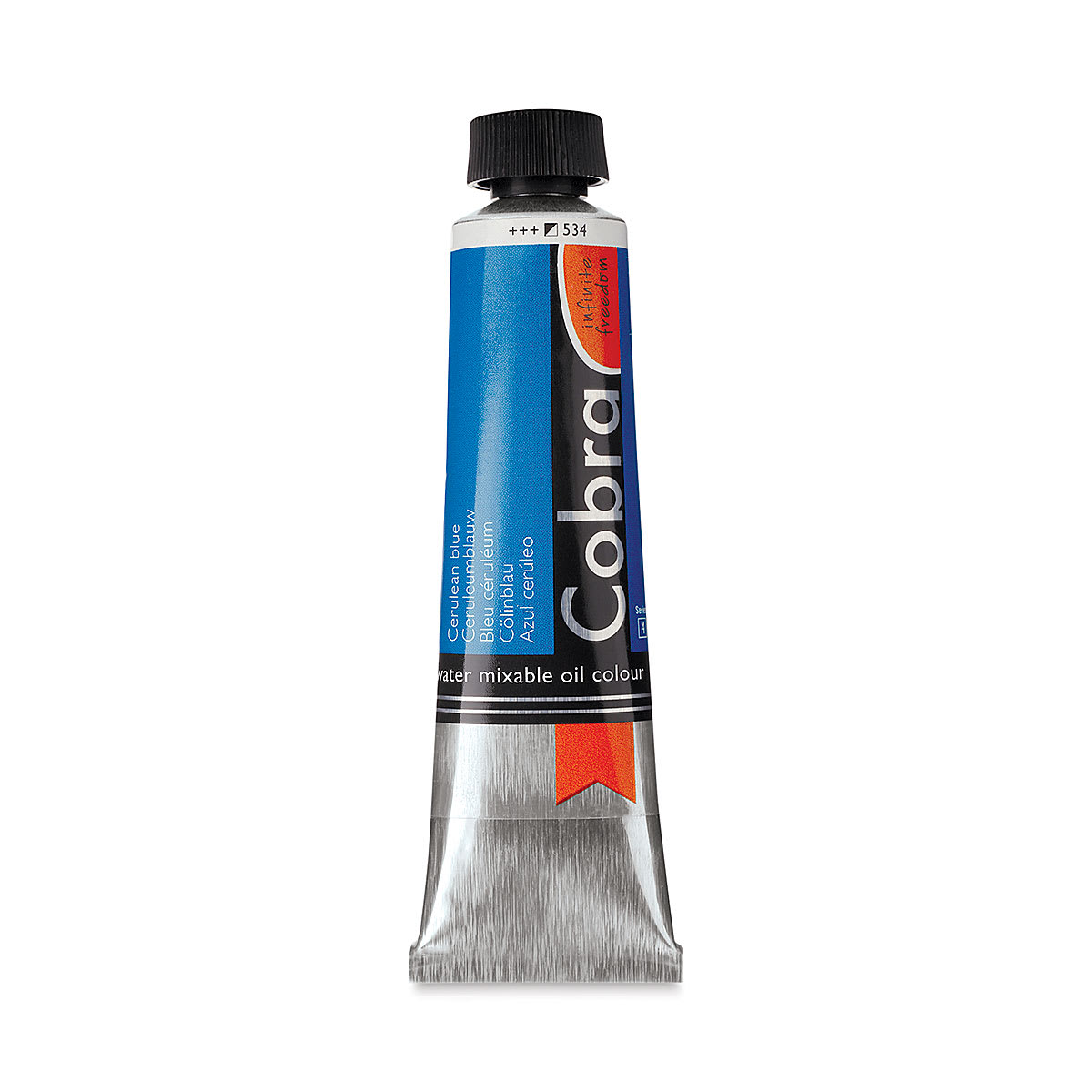 Cobra Artist Water Mixable Oil Paint - Cerulean Blue, 40 ml tube