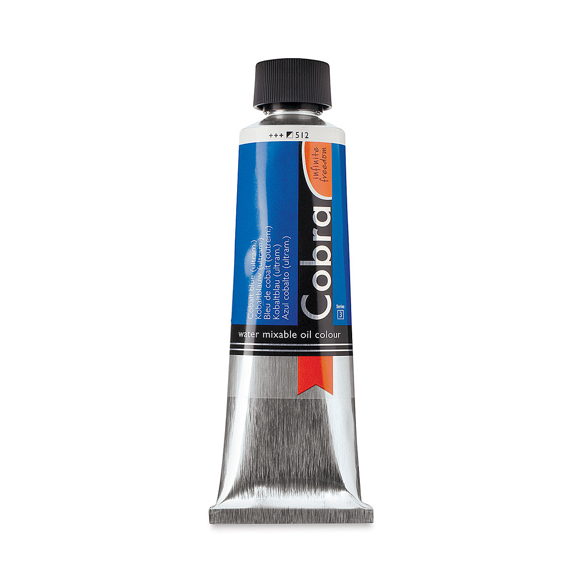 Cobra Artist Water Mixable Oil Paint - Cobalt Blue Ultramarine, 150 ml tube