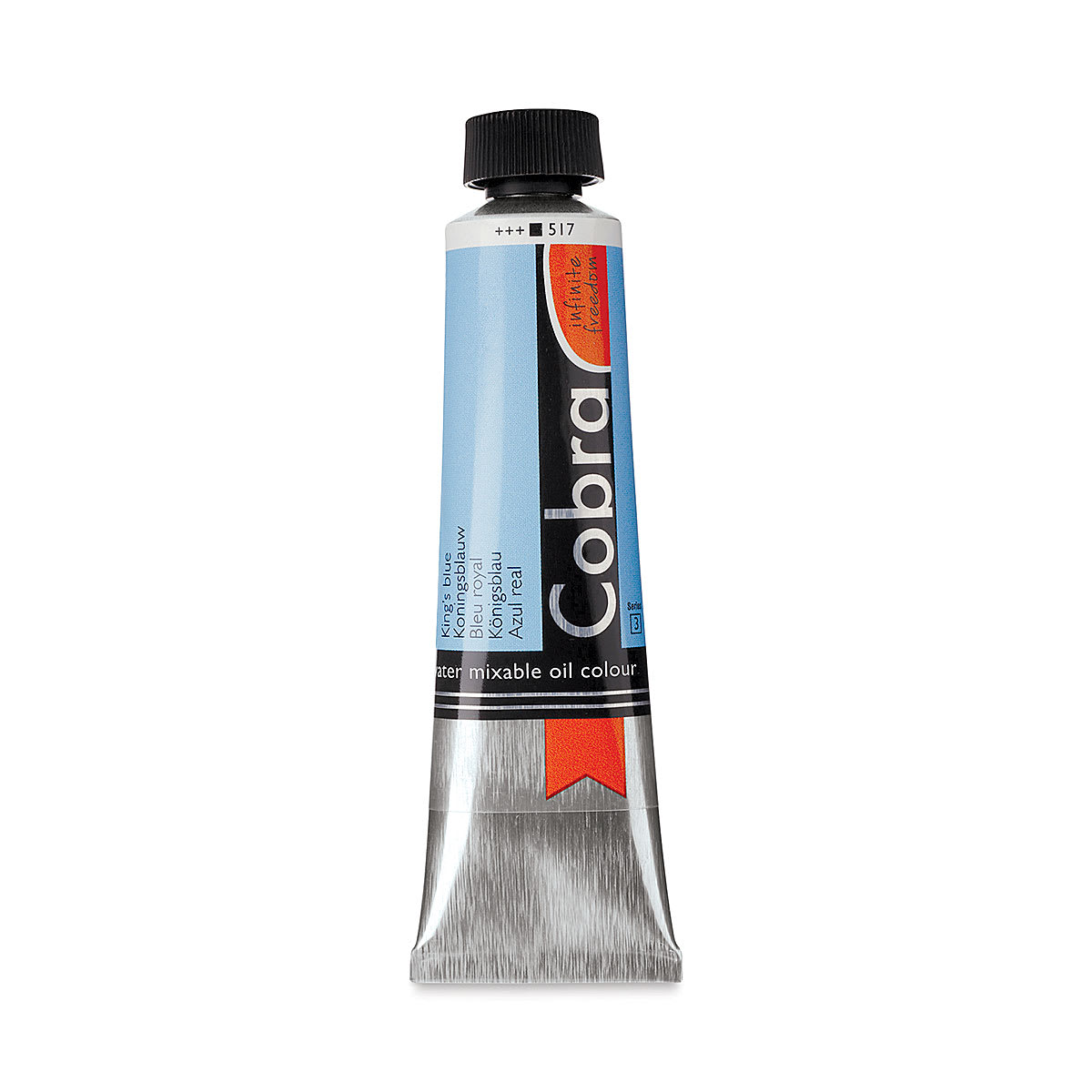 Royal Talens Cobra Water Mixable Oil Color - King's Blue, 40 ml tube