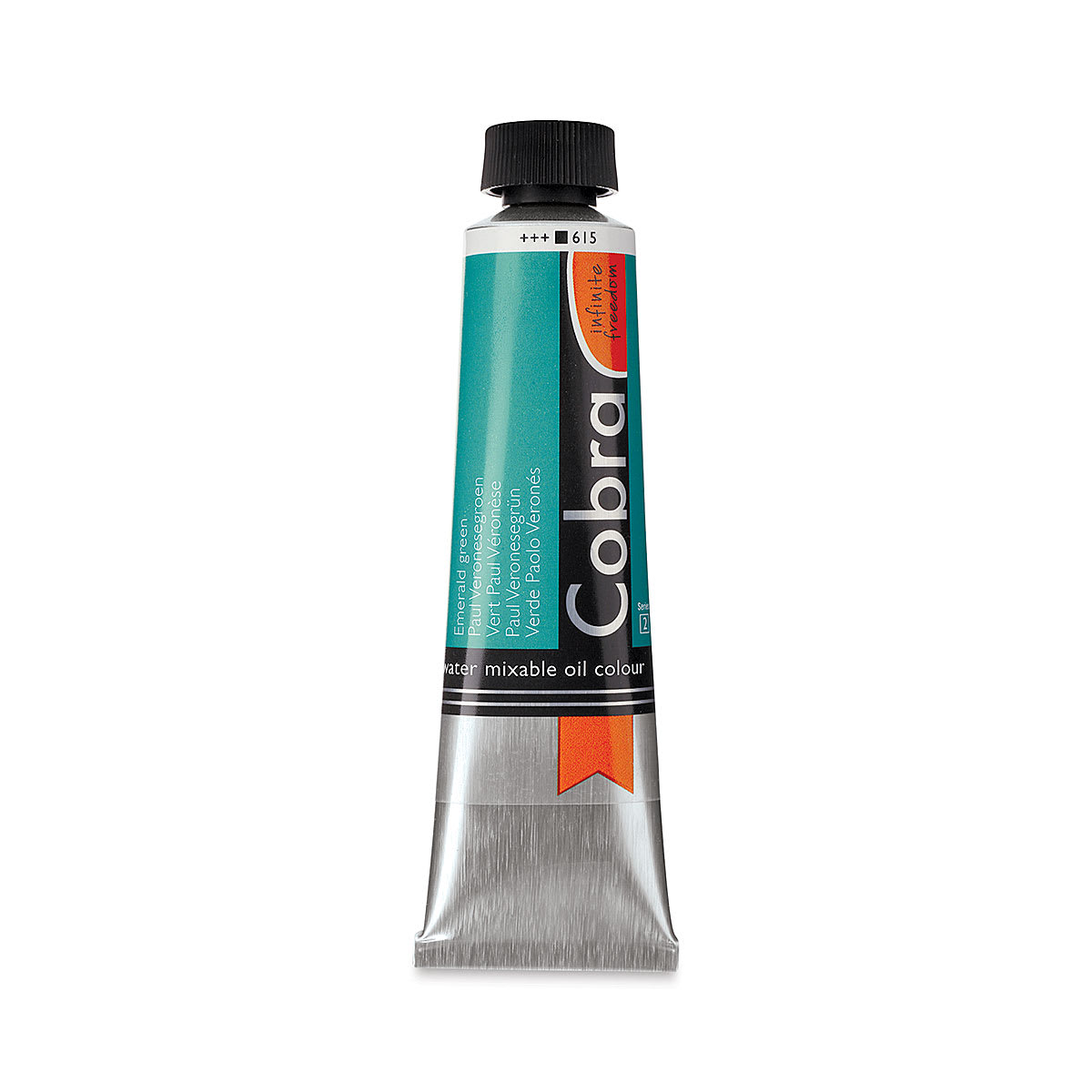 Cobra Artist Water Mixable Oil Paint - Emerald Green, 40 ml tube