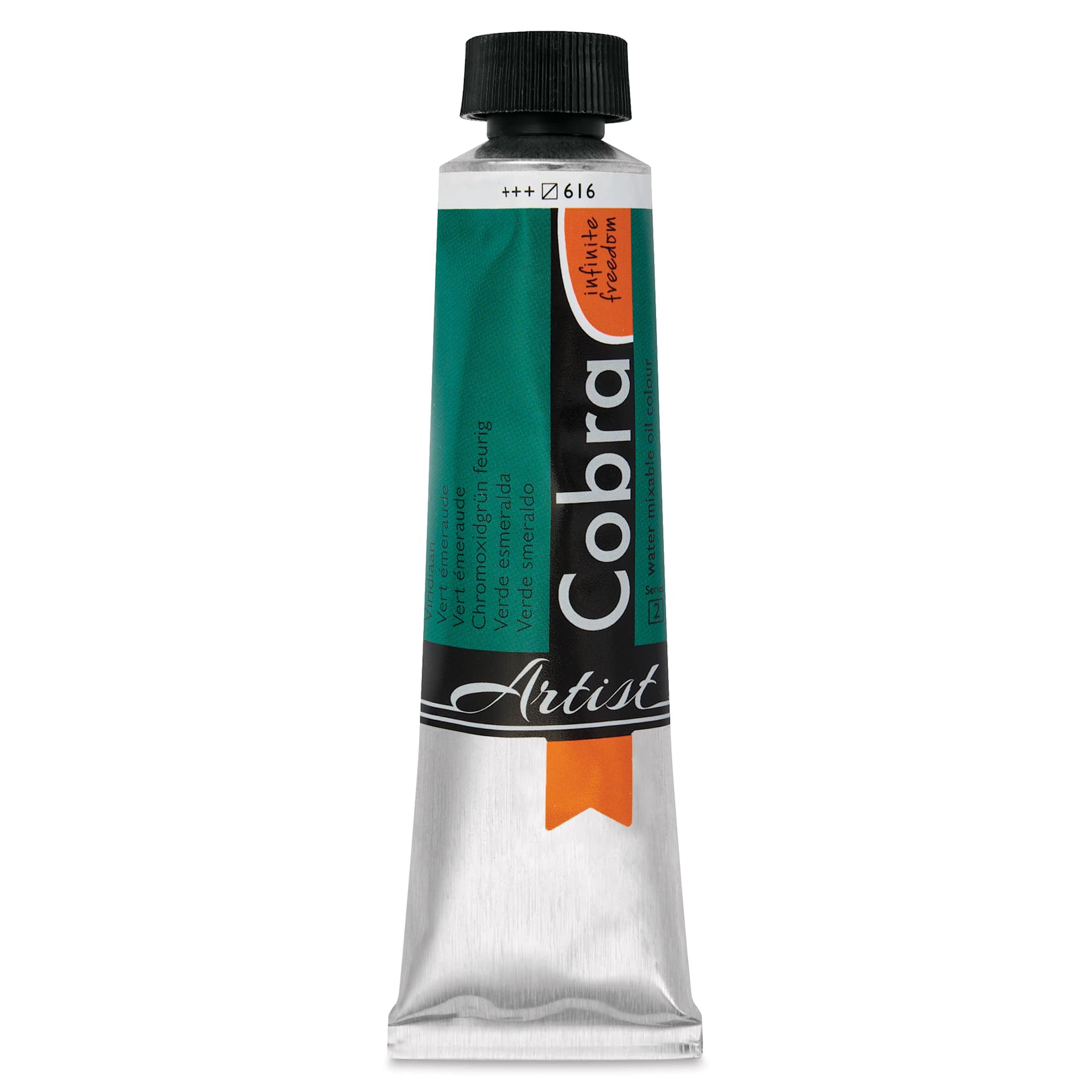 Cobra Artist Water Mixable Oil Paint - Viridian, 40 ml tube