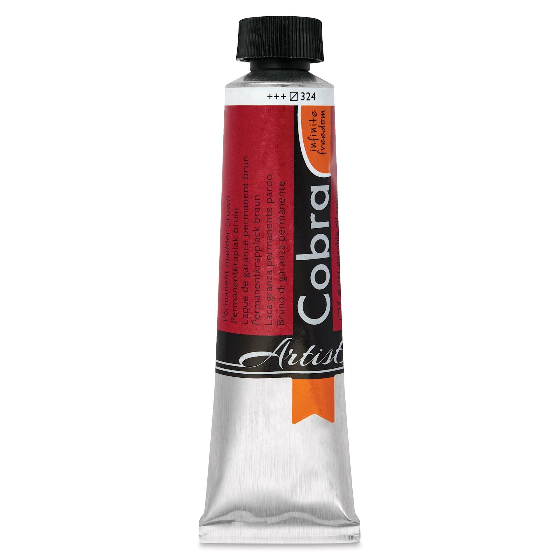 Cobra Artist Water Mixable Oil Paint - Permanent Madder Brown, 40 ml tube