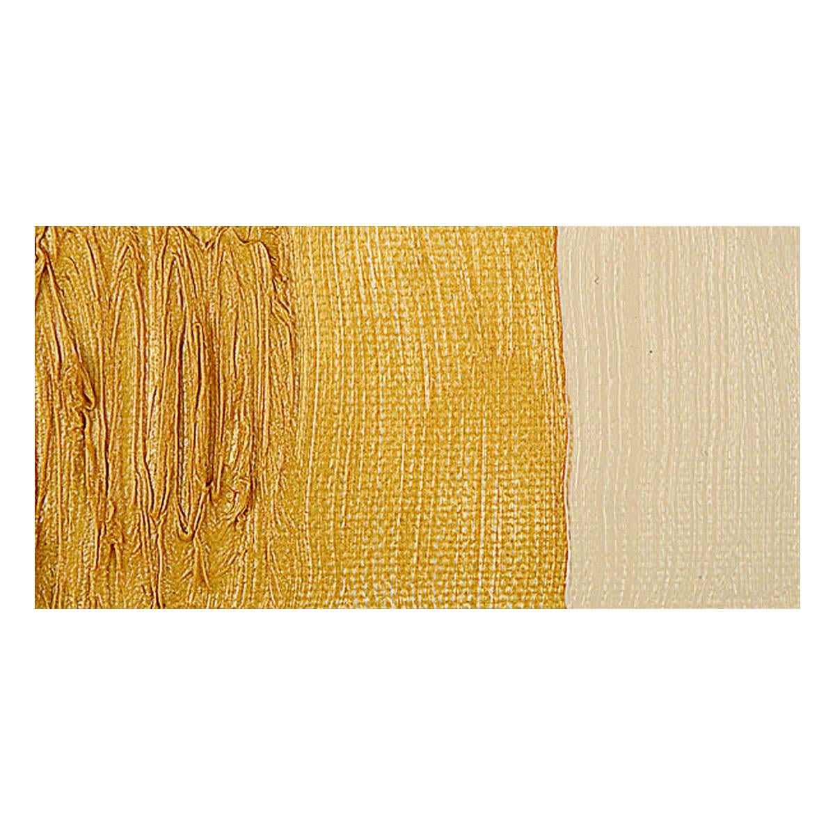 Royal Talens Cobra Water Mixable Oil Paint - Light Gold (Metallic) swatch