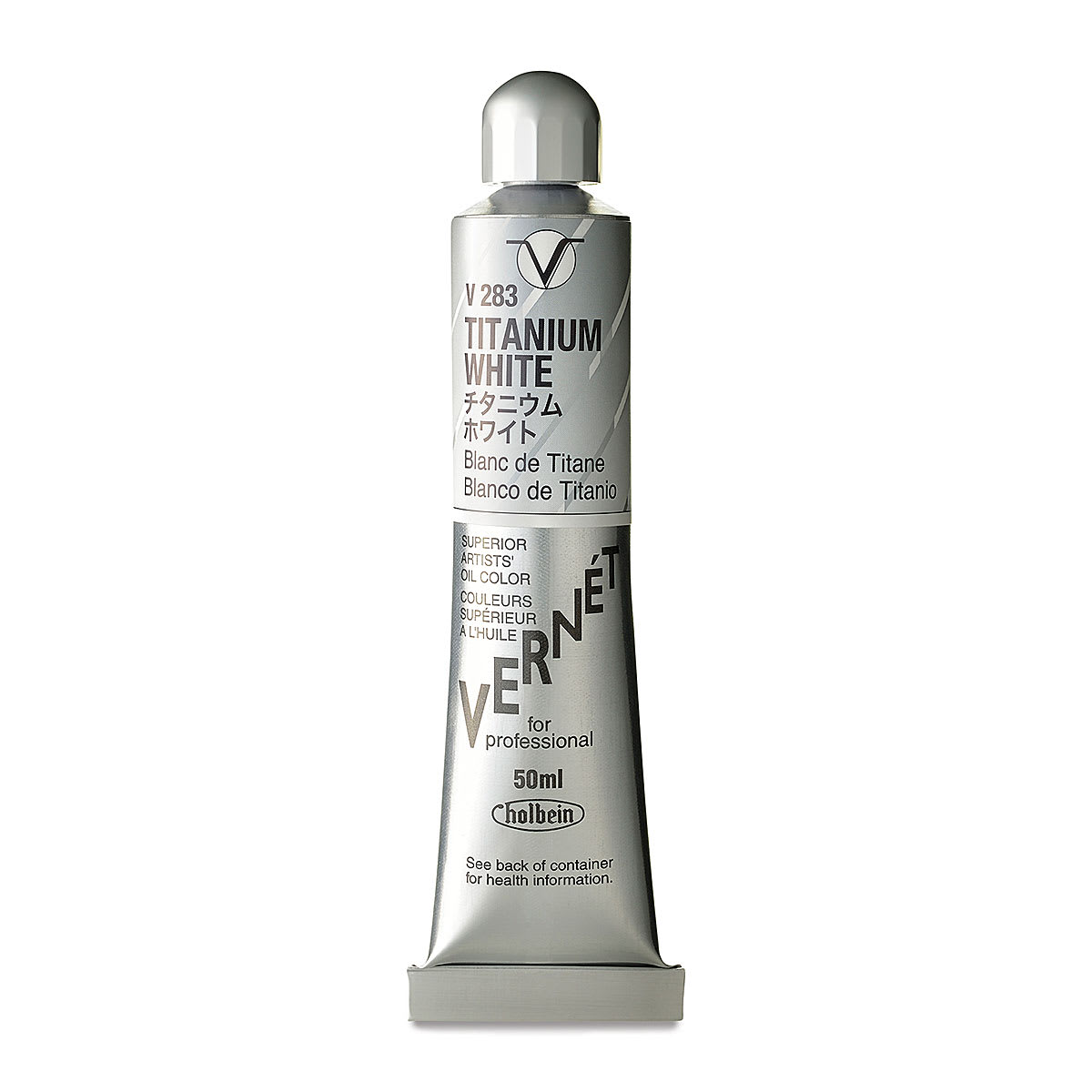 Holbein Vernét Superior Artists' Oil Color - Titanium White, 50 ml tube