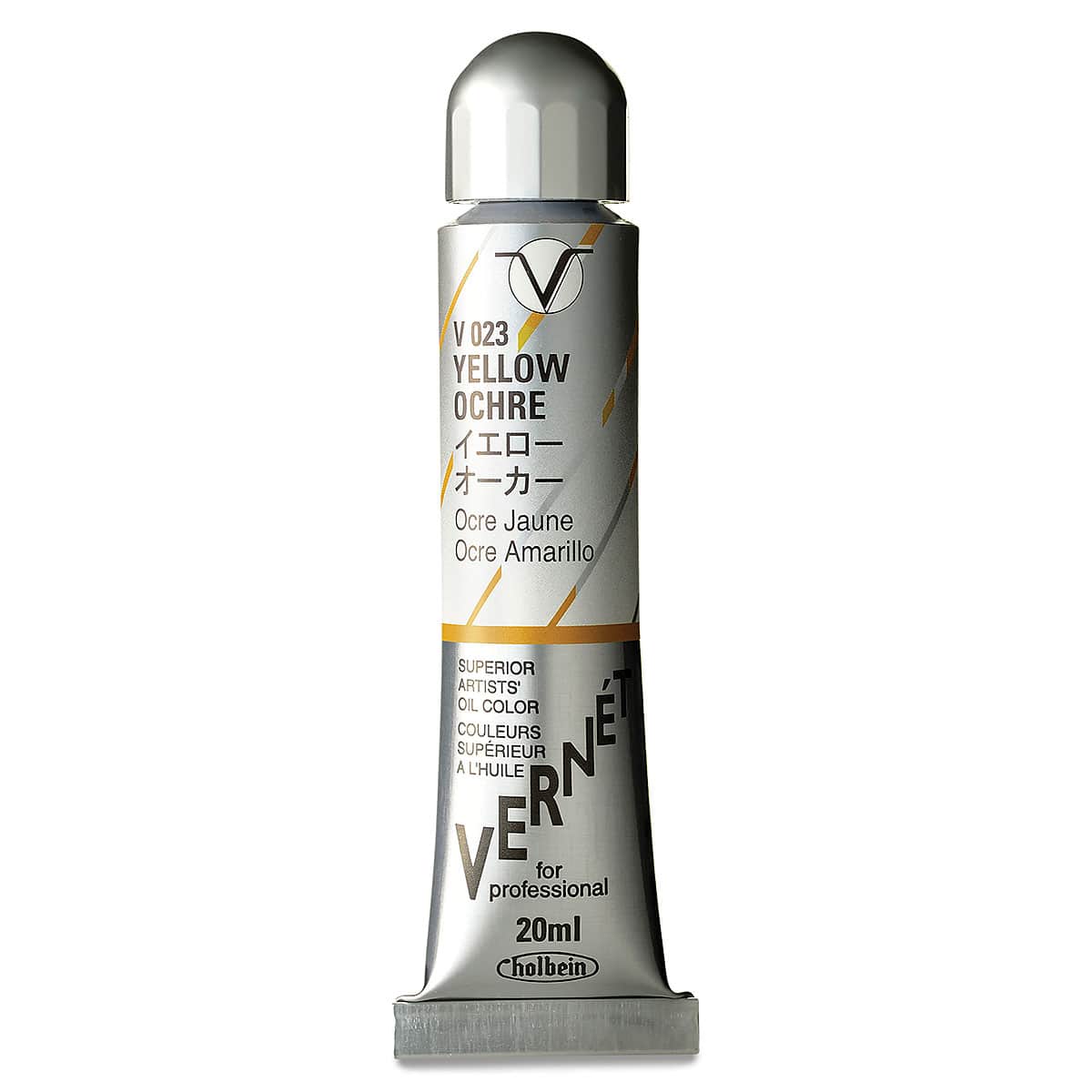 Holbein Vernét Superior Artists' Oil Color - Yellow Ochre, 20 ml tube