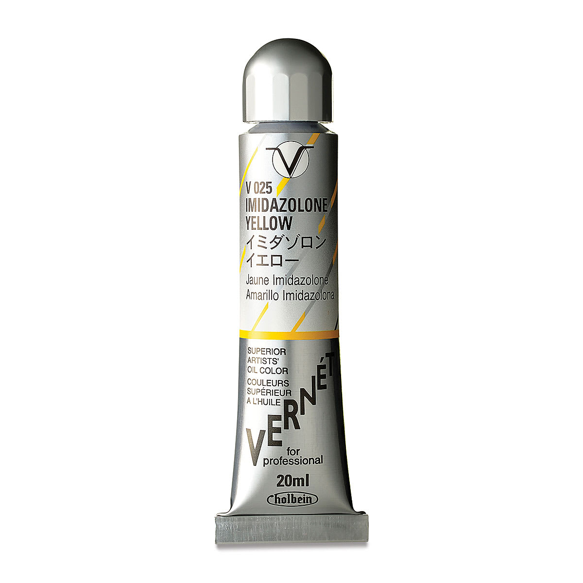 Holbein Vernét Superior Artists' Oil Color - Imidazalone Yellow, 20 ml tube