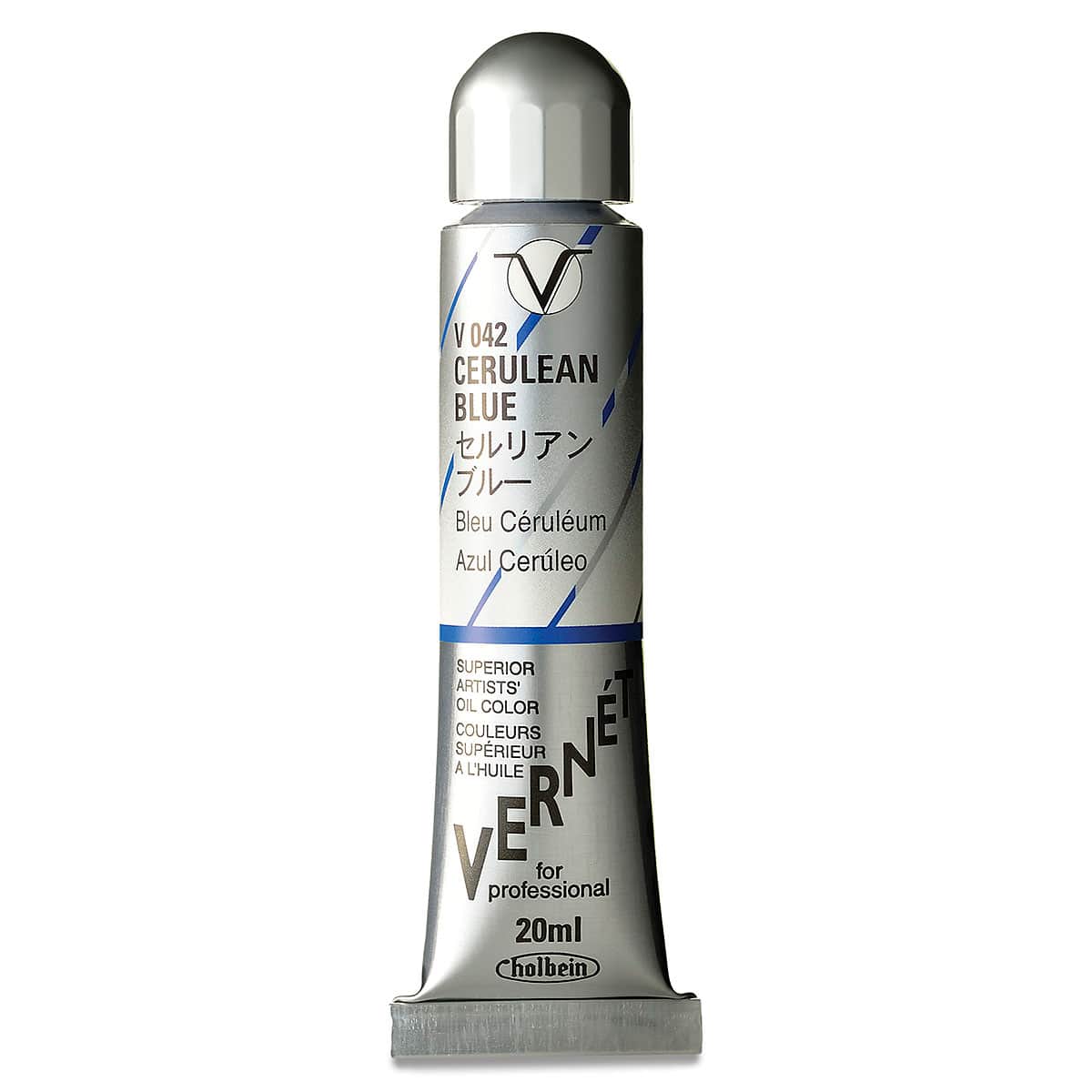 Holbein Vernét Superior Artists' Oil Color - Cerulean Blue, 20 ml tube