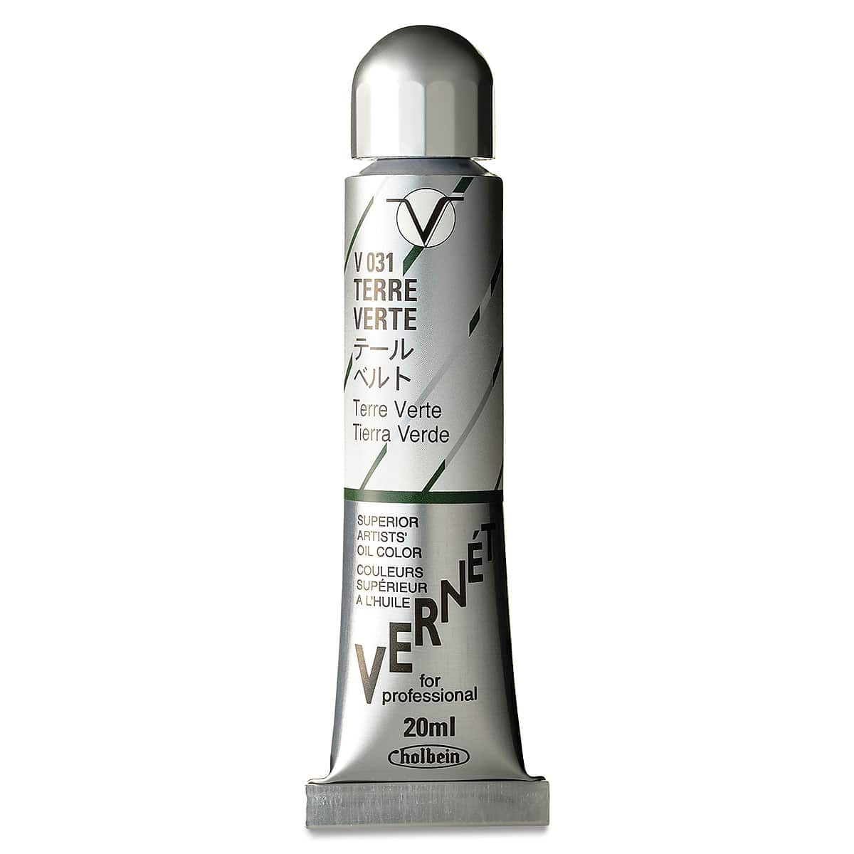 Holbein Vernét Superior Artists' Oil Color - Terre Verte, 20 ml tube