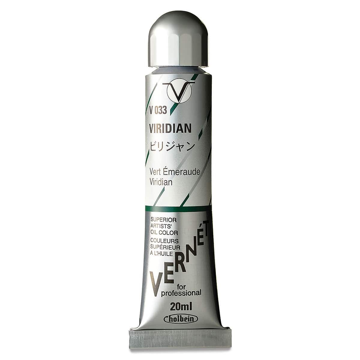 Holbein Vernét Superior Artists' Oil Color - Viridian, 20 ml tube