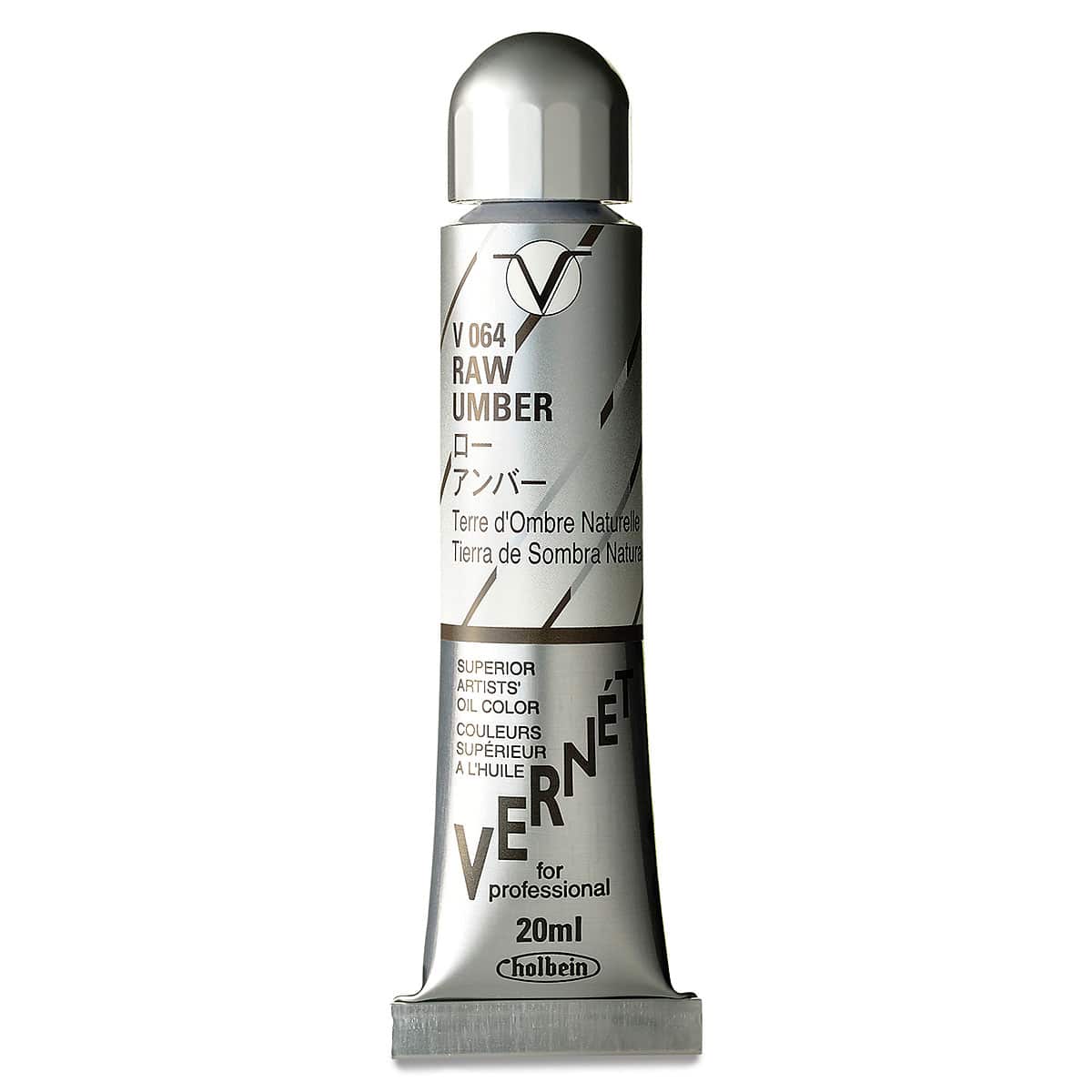 Holbein Vernét Superior Artists' Oil Color - Raw Umber, 20 ml tube
