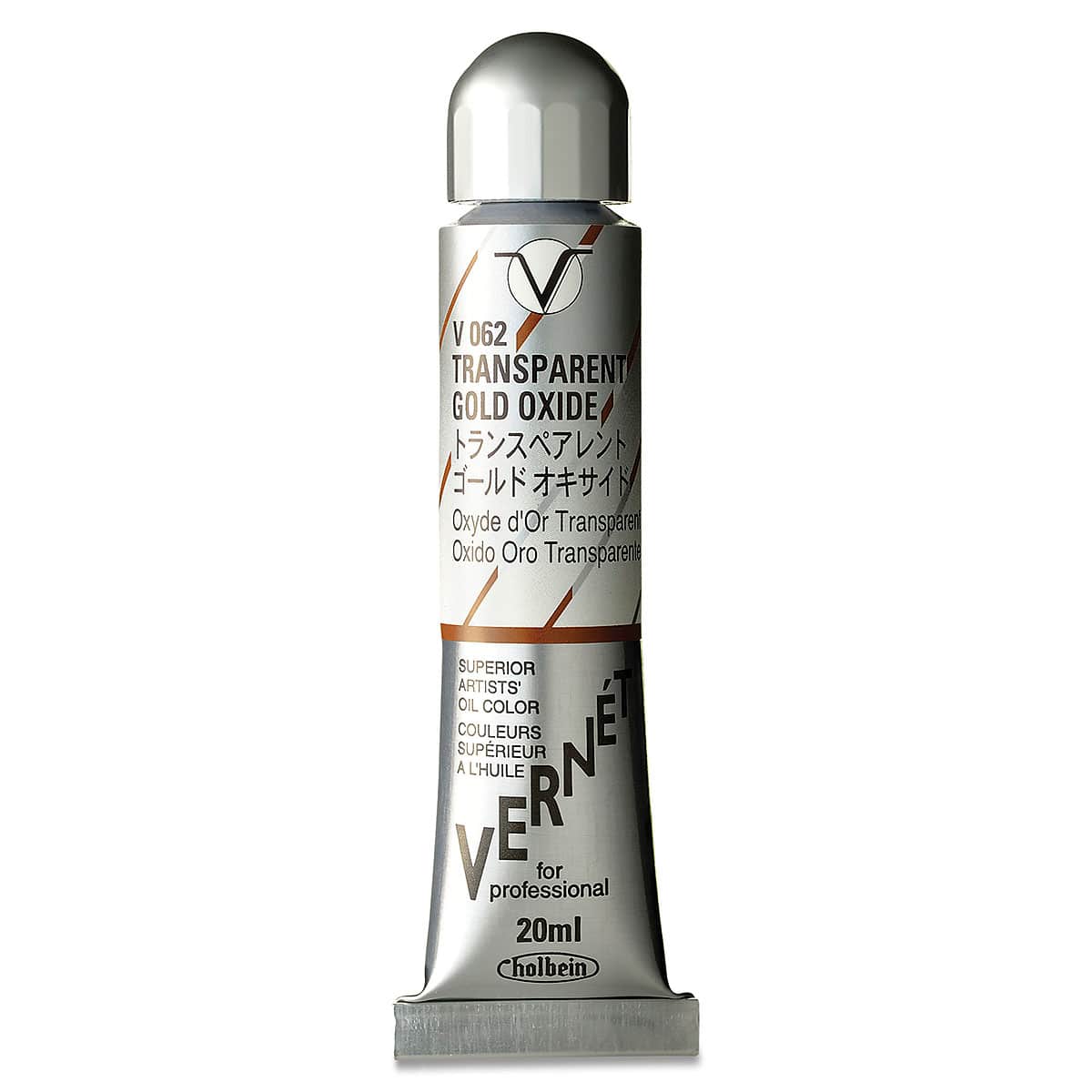 Holbein Vernét Superior Artists' Oil Color - Transparent Gold Oxide, 20 ml tube
