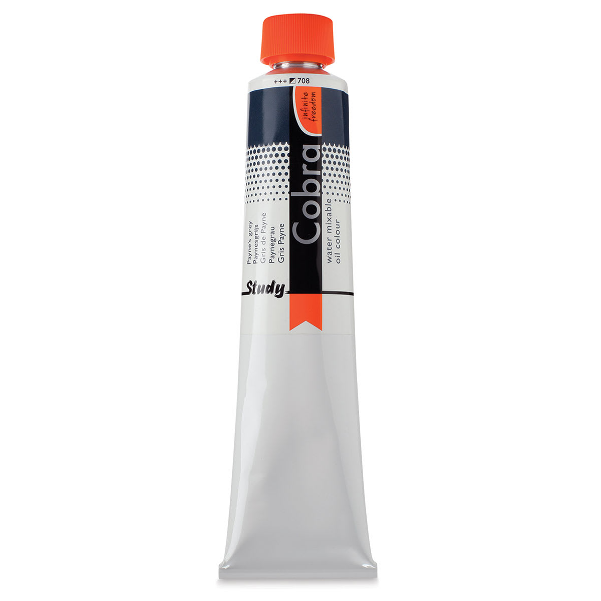 Royal Talens Cobra Study Water Mixable Oil Colors - Payne's Gray, 200 ml tube