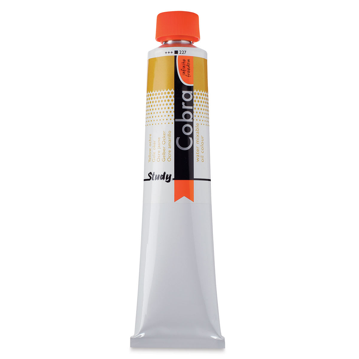 Royal Talens Cobra Study Water Mixable Oil Colors - Yellow Ochre, 200 ml tube