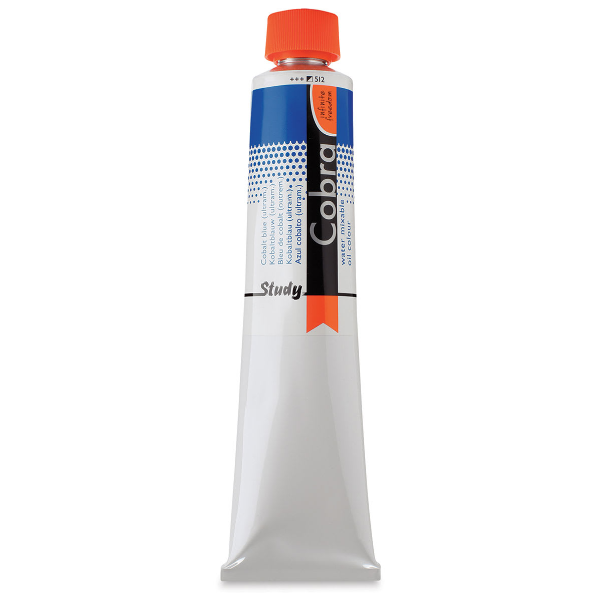 Royal Talens Cobra Study Water Mixable Oil Colors - Cobalt Blue (Ultramarine, 200 ml tube