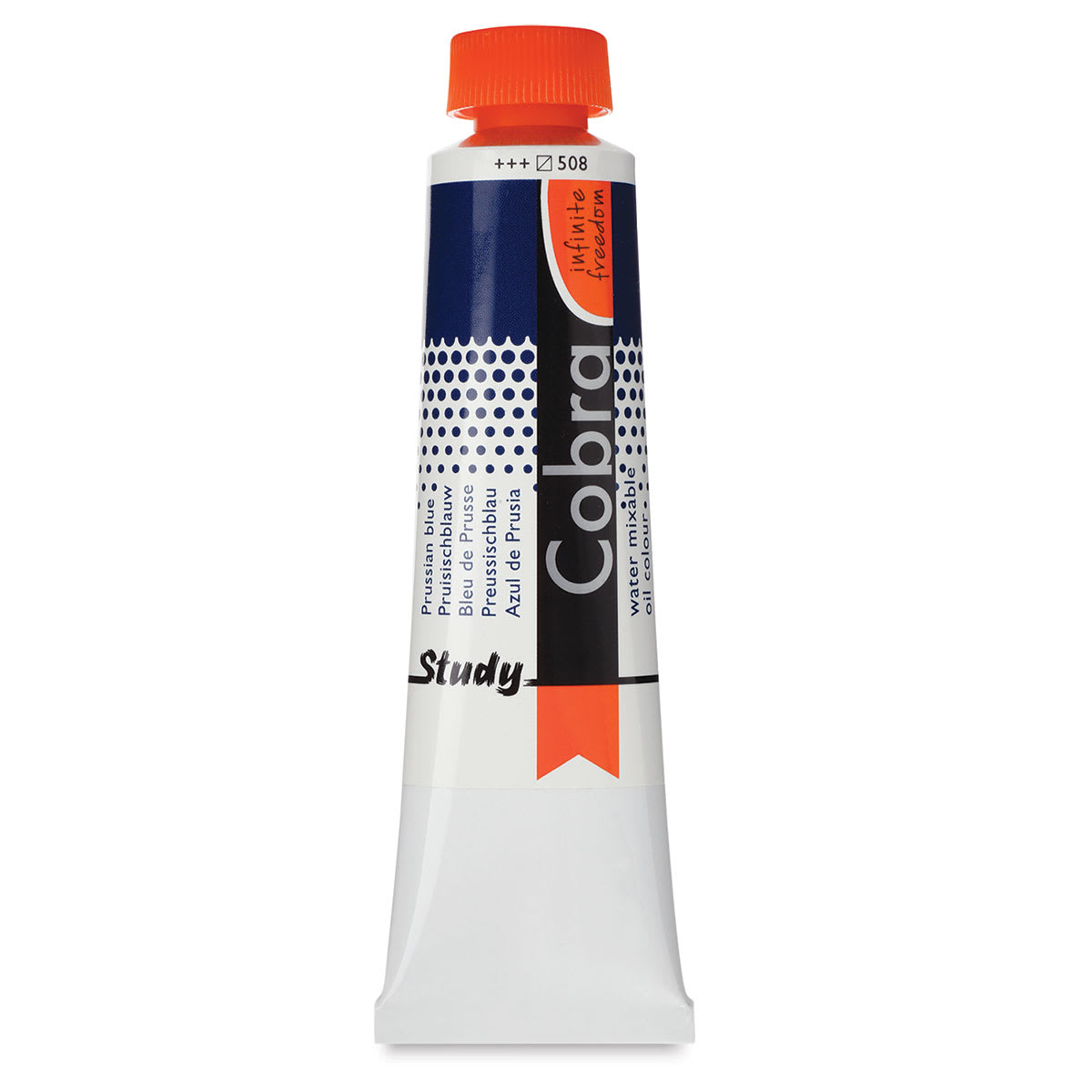 Royal Talens Cobra Study Water Mixable Oil Colors - Prussian Blue, 40 ml tube