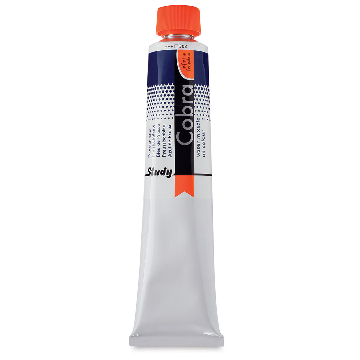 Royal Talens Cobra Study Water Mixable Oil Colors - Prussian Blue, 200 ml tube