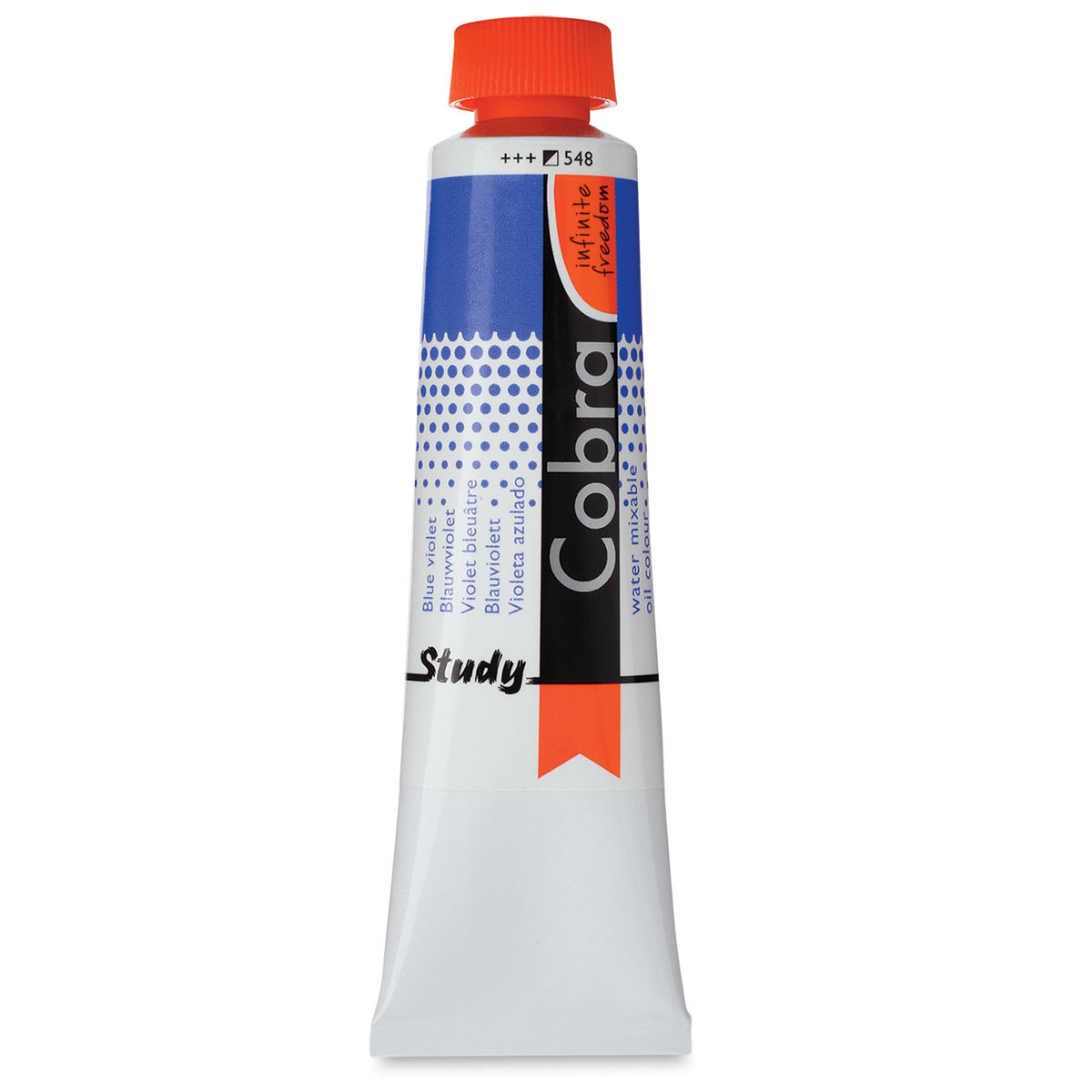 Royal Talens Cobra Study Water Mixable Oil Colors - Blue Violet, 40 ml tube