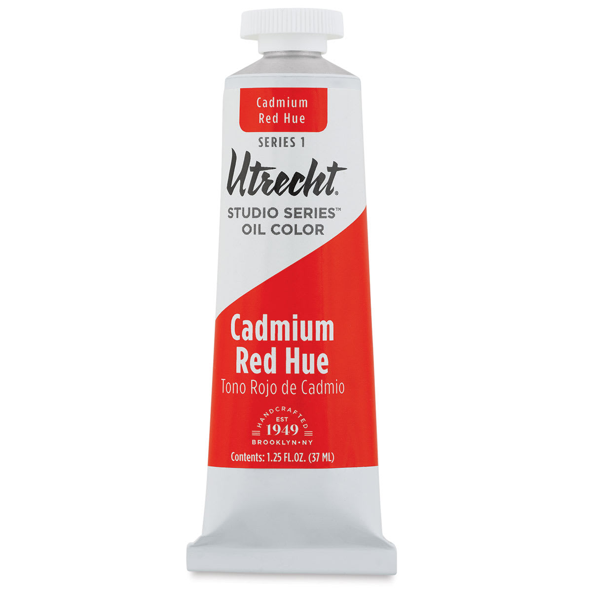 Utrecht Studio Series Oil Paint - Cadmium Red Hue, 37 ml, Tube (Front)