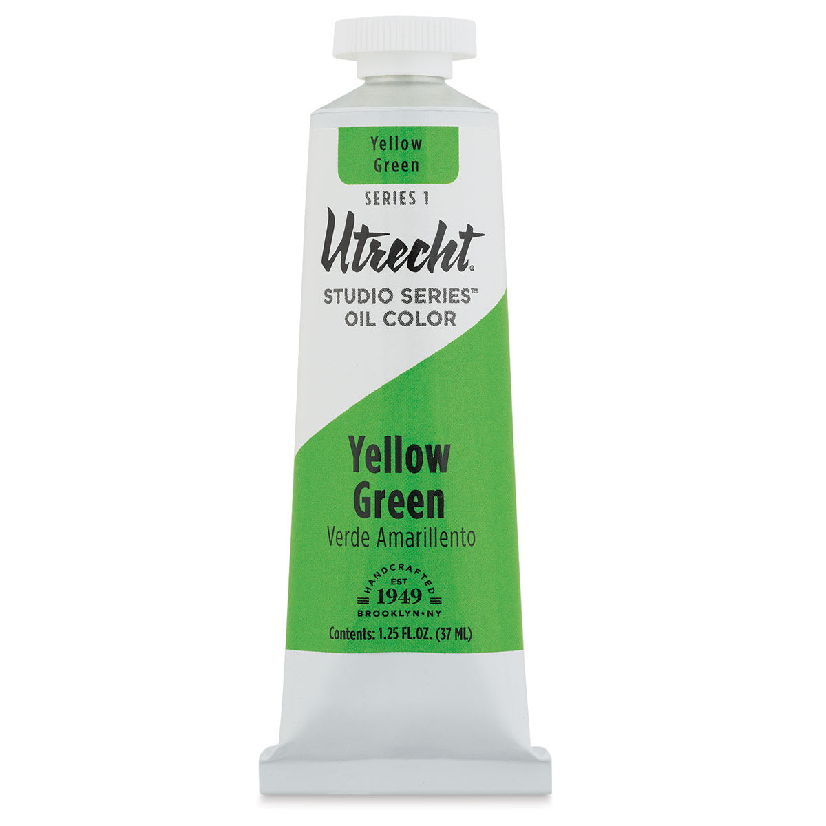 Utrecht Studio Series Oil Paint - Yellow Green, 37 ml, Tube (Front)