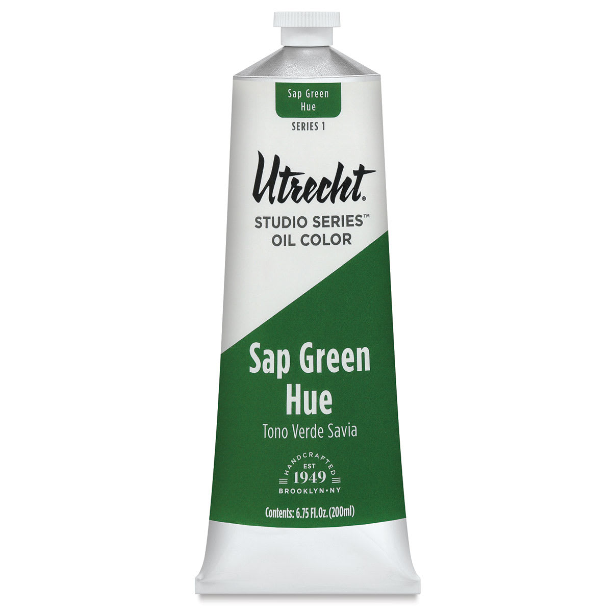 Utrecht Studio Series Oil Paint - Sap Green, 200 ml, Tube