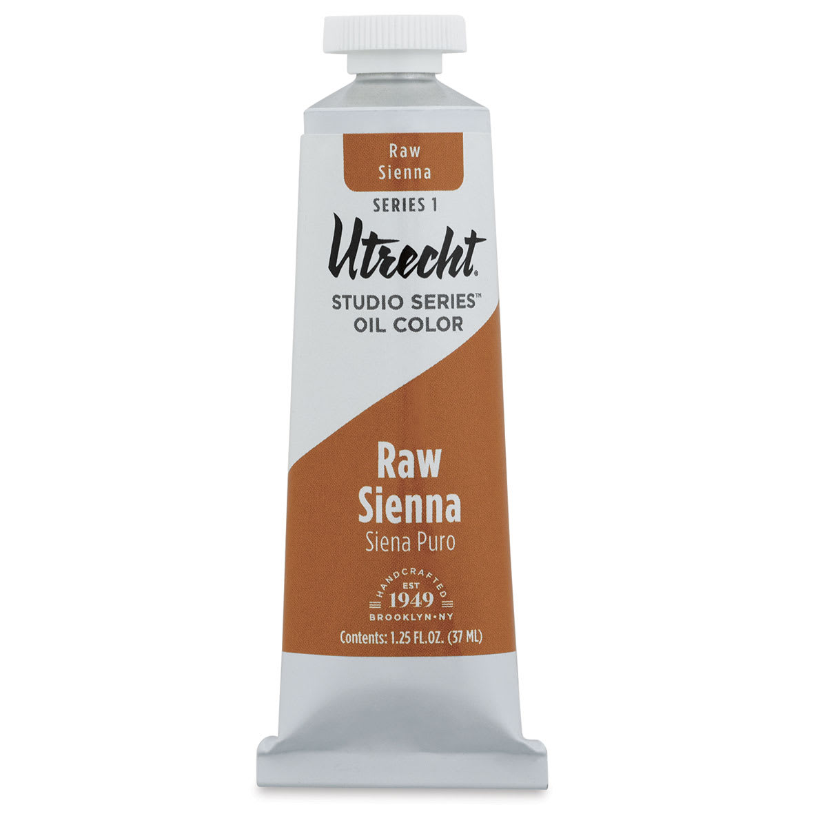 Utrecht Studio Series Oil Paint - Raw Sienna, 37 ml, Tube (Front)