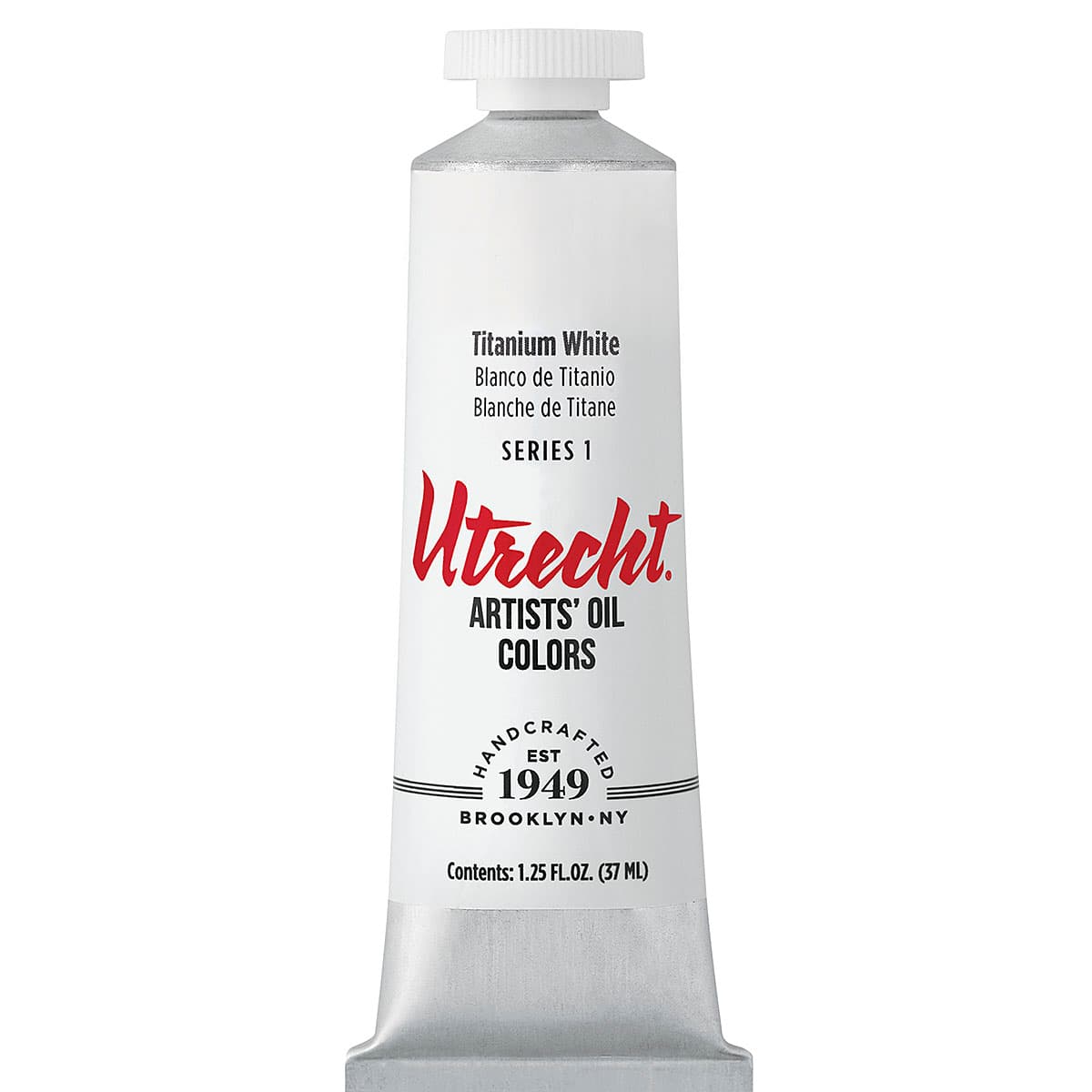 Utrecht Artists' Oil Paint - Titanium White, 37 ml tube