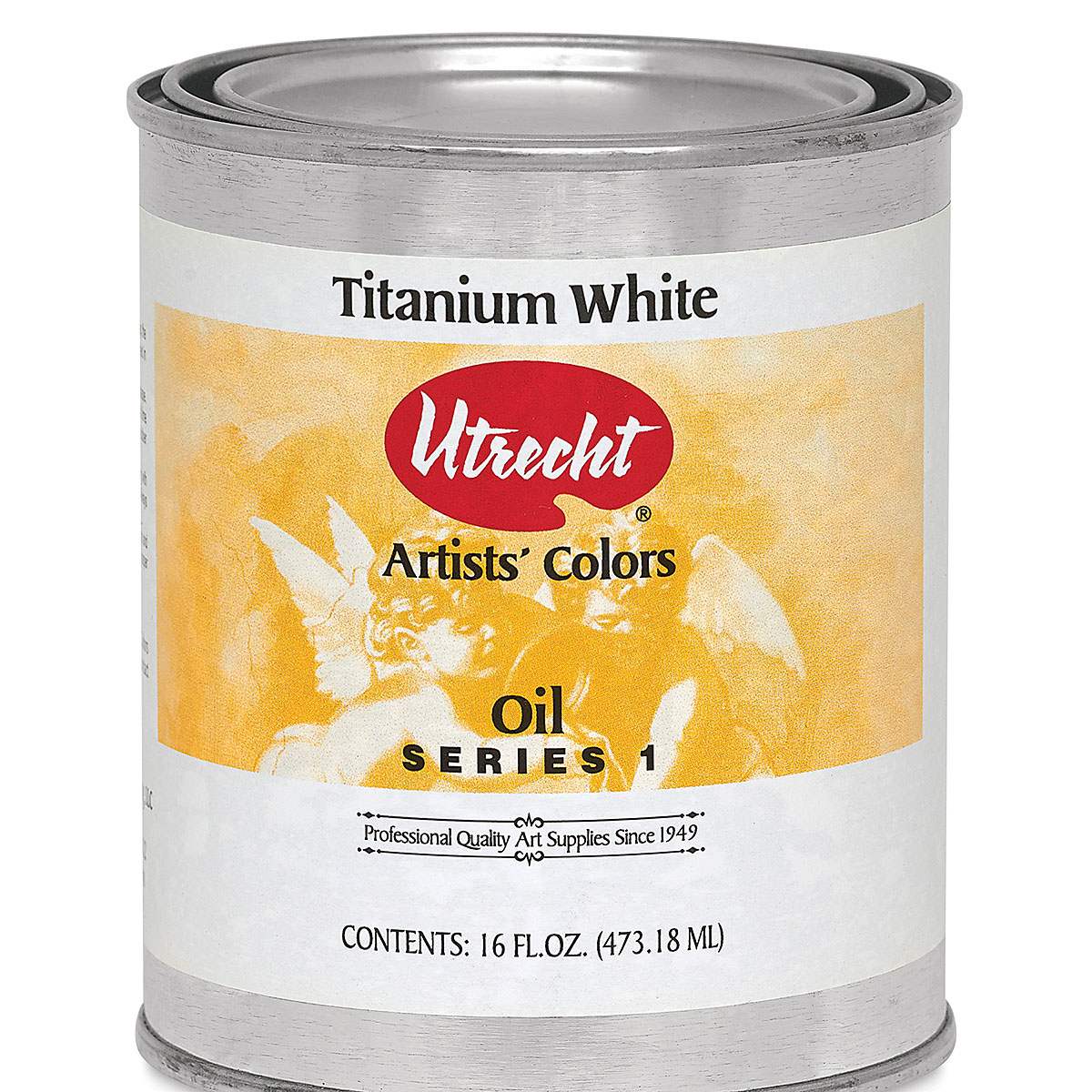 Utrecht Artists' Oil Paint - Titanium White, 16 oz  Can